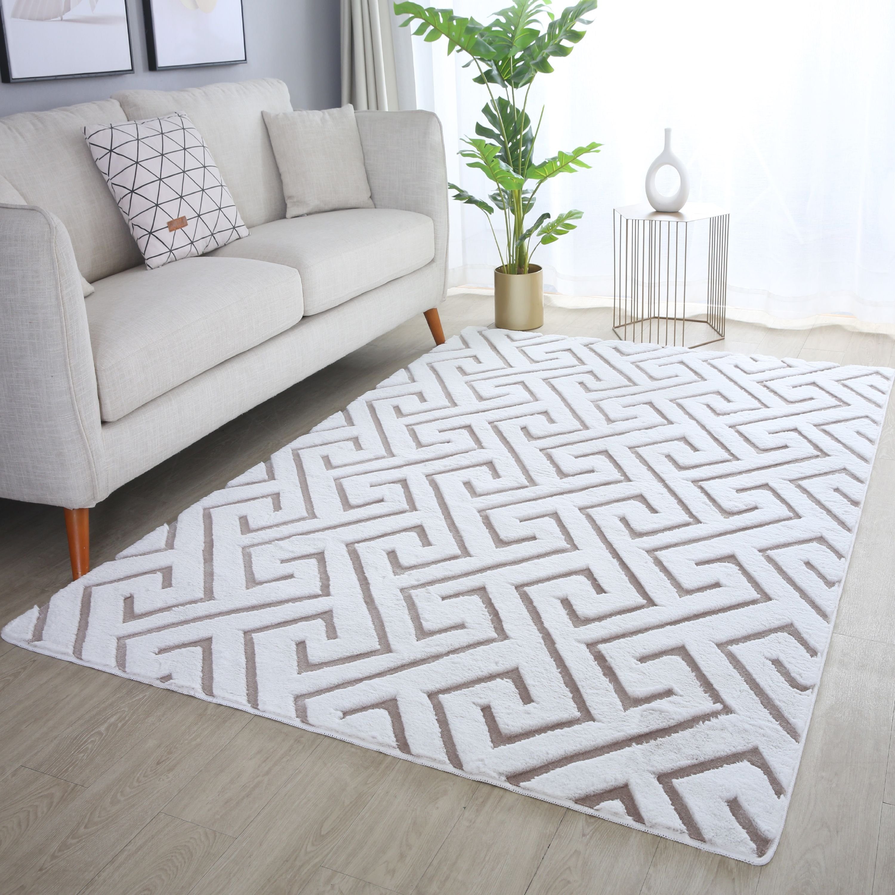 SIMPEX24 Teppich Skandinavisches Design, Läufer, Höhe: günstig online kaufen
