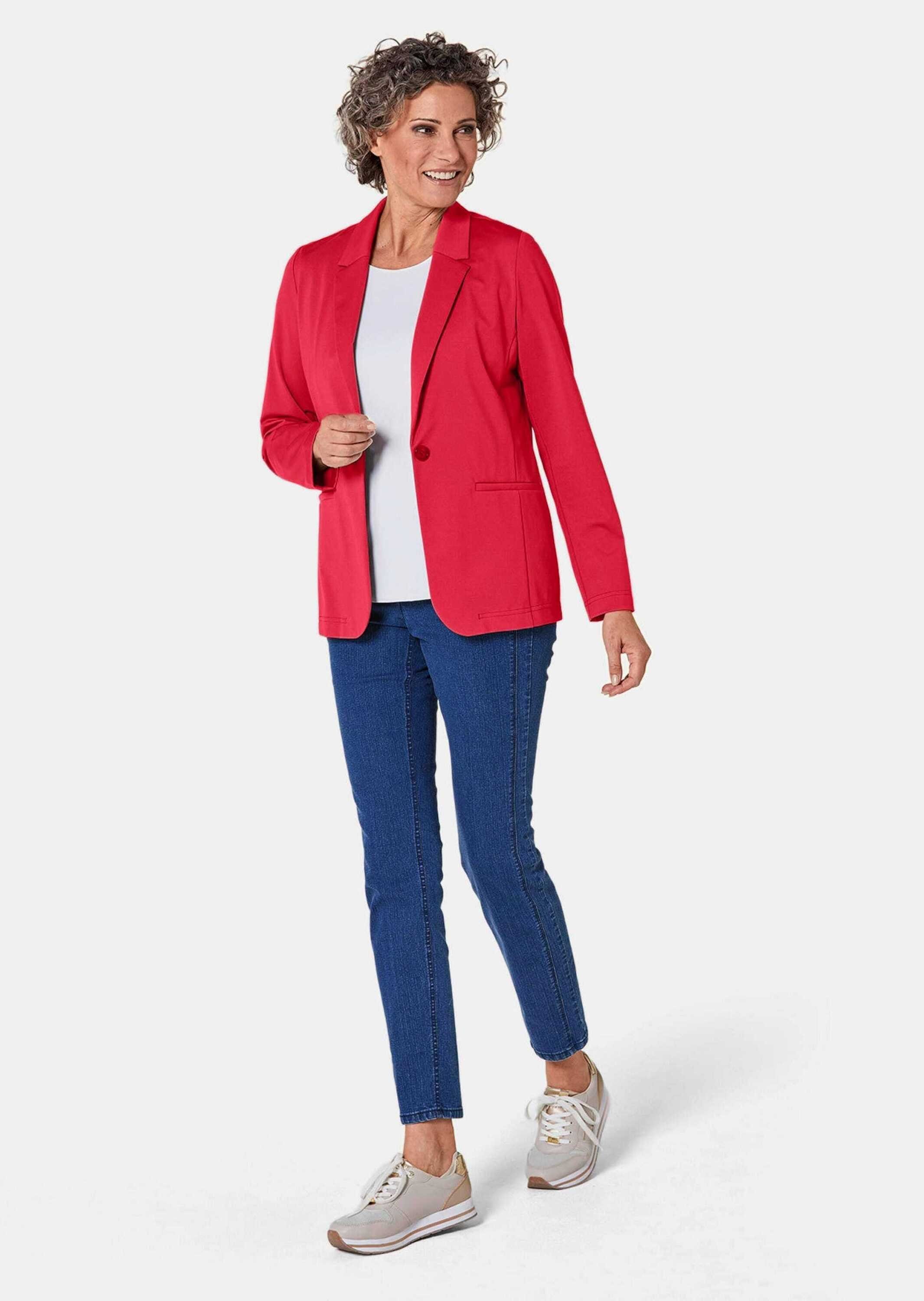 GOLDNER Jerseyblazer Kurzgröße: günstig online kaufen