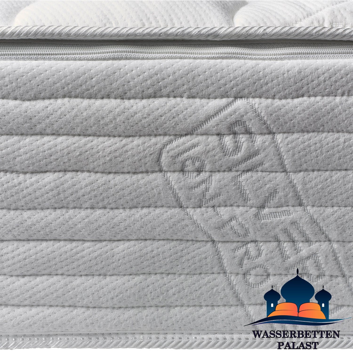 Wasserbetten-Palast, Wasserbett Premium Comfort Wasserbettbezug Silver-Line ION-Protection
