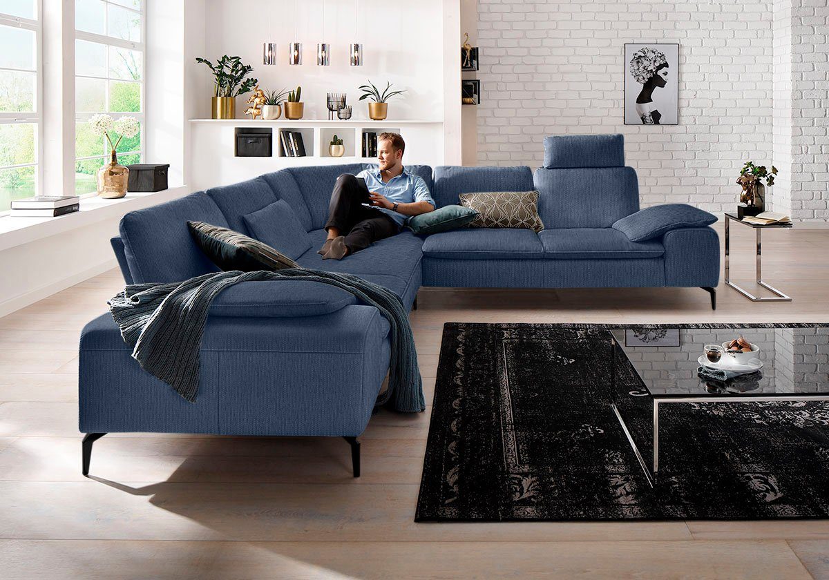 W.SCHILLIG Ecksofa valentinoo, Set, mit Sitztiefenverstellung, Breite 318 cm