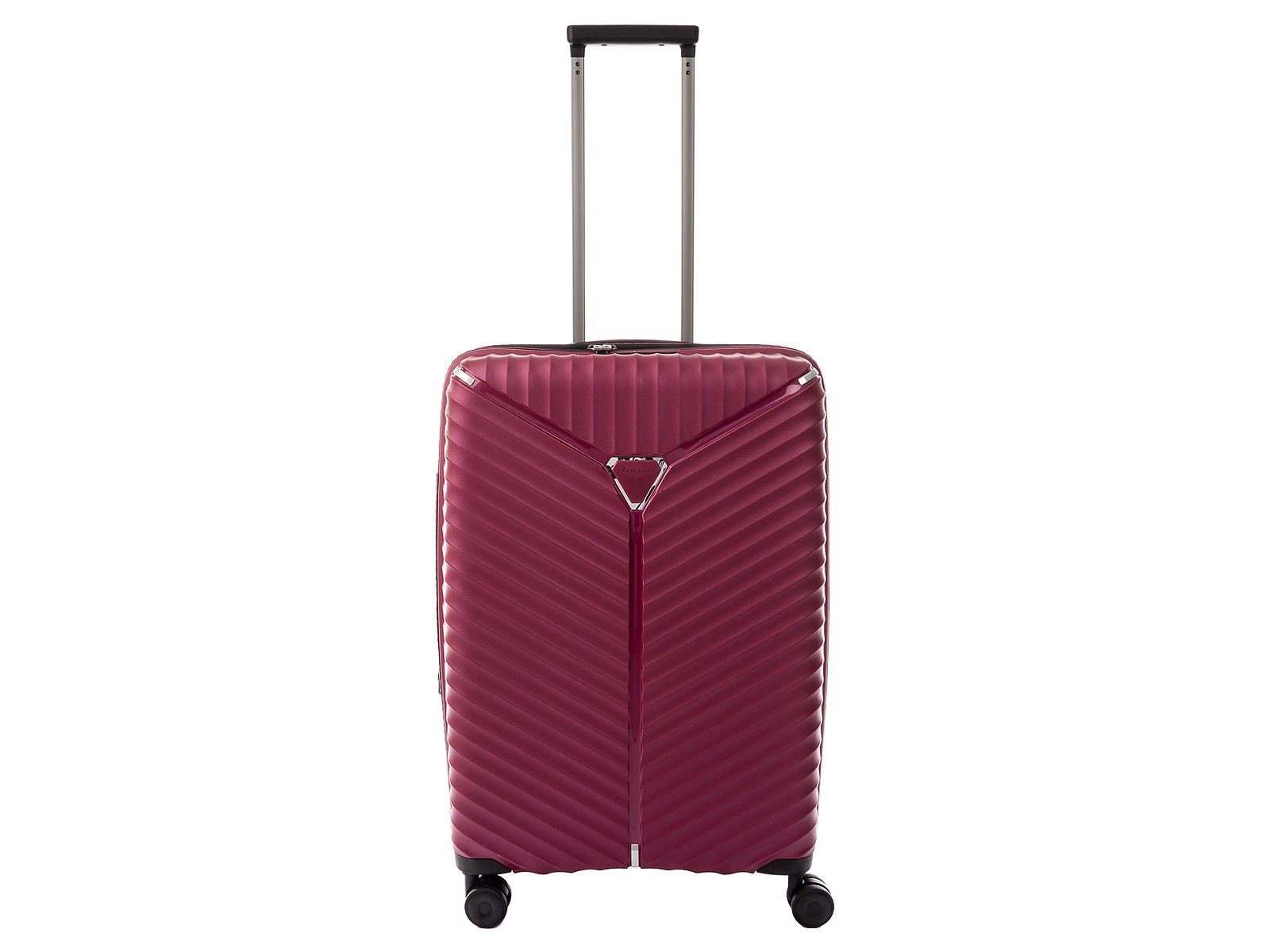 Franky Koffer PP13 Spinner 65er mit TSA-Zahlenschloss Gr. M Kantenschutz, 4 Rollen, Dehnfalte, ca. 67 Liter berry metallic | Koffer