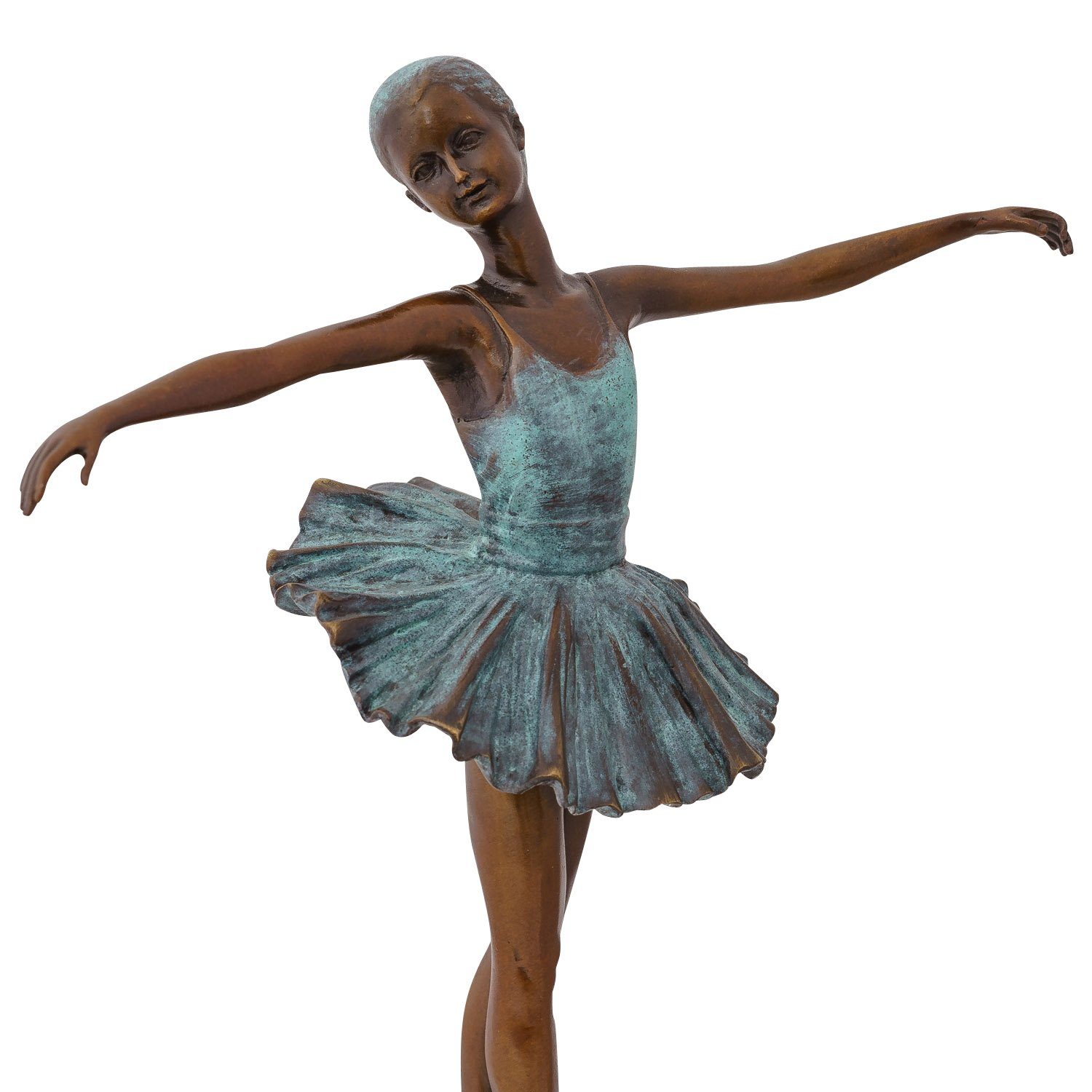 Degas Skulptur Figur Ballerina Figur Bronze Replik nach Bronzeskulptur Kopie Aubaho An