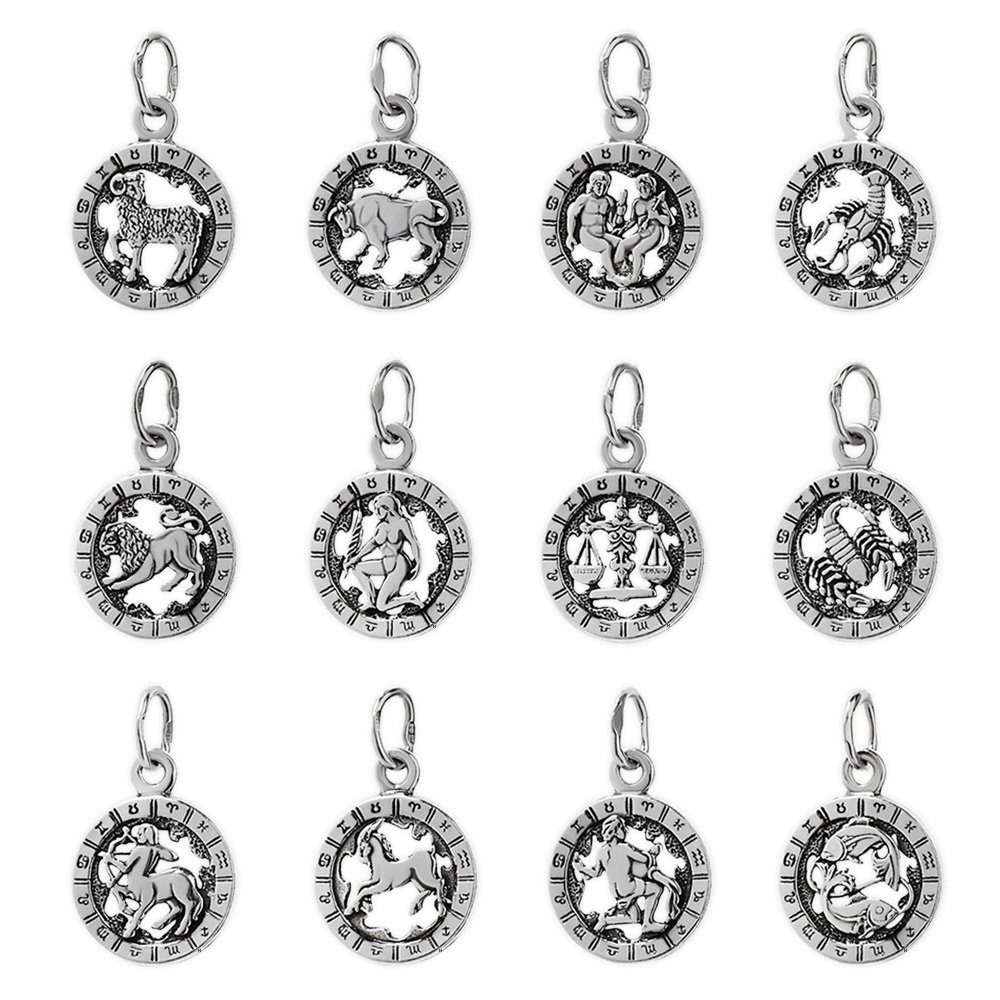 NKlaus Sternzeichenanhänger 925 Sterlingsilber Kettenanhänger Horoskop Ster günstig online kaufen