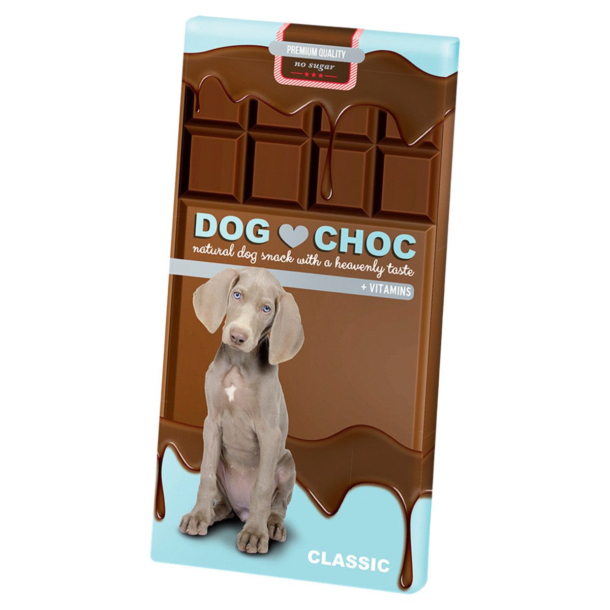 DUVO+ Hundeschokolade Dog Choc Classic 100 g, Nassfutter für: Hund