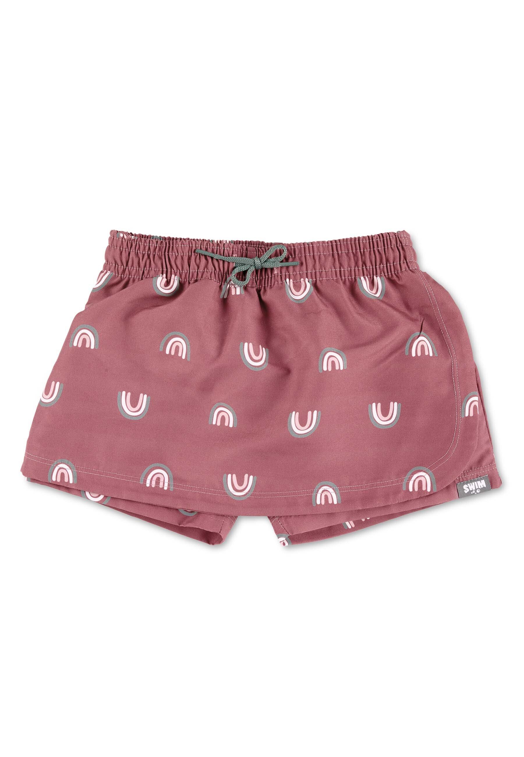 Windelfutter, Kordel zur Badeshorts Weitenregulierung, Schwimmshorts Badehose Baby mit mit Badehose Badepants Sterntaler® Kinder) Badeshorts (1-St., Regenbogen Baby