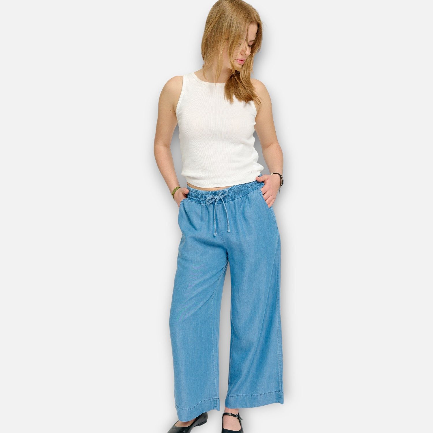 MAZINE Stoffhose Wide Leg Tencel Pants