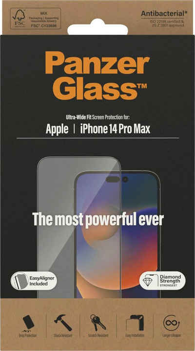 PanzerGlass »PanzerGlass™ Clear Glass Displayschutz für iPhone 14 Pro Max«, Displayschutzglas