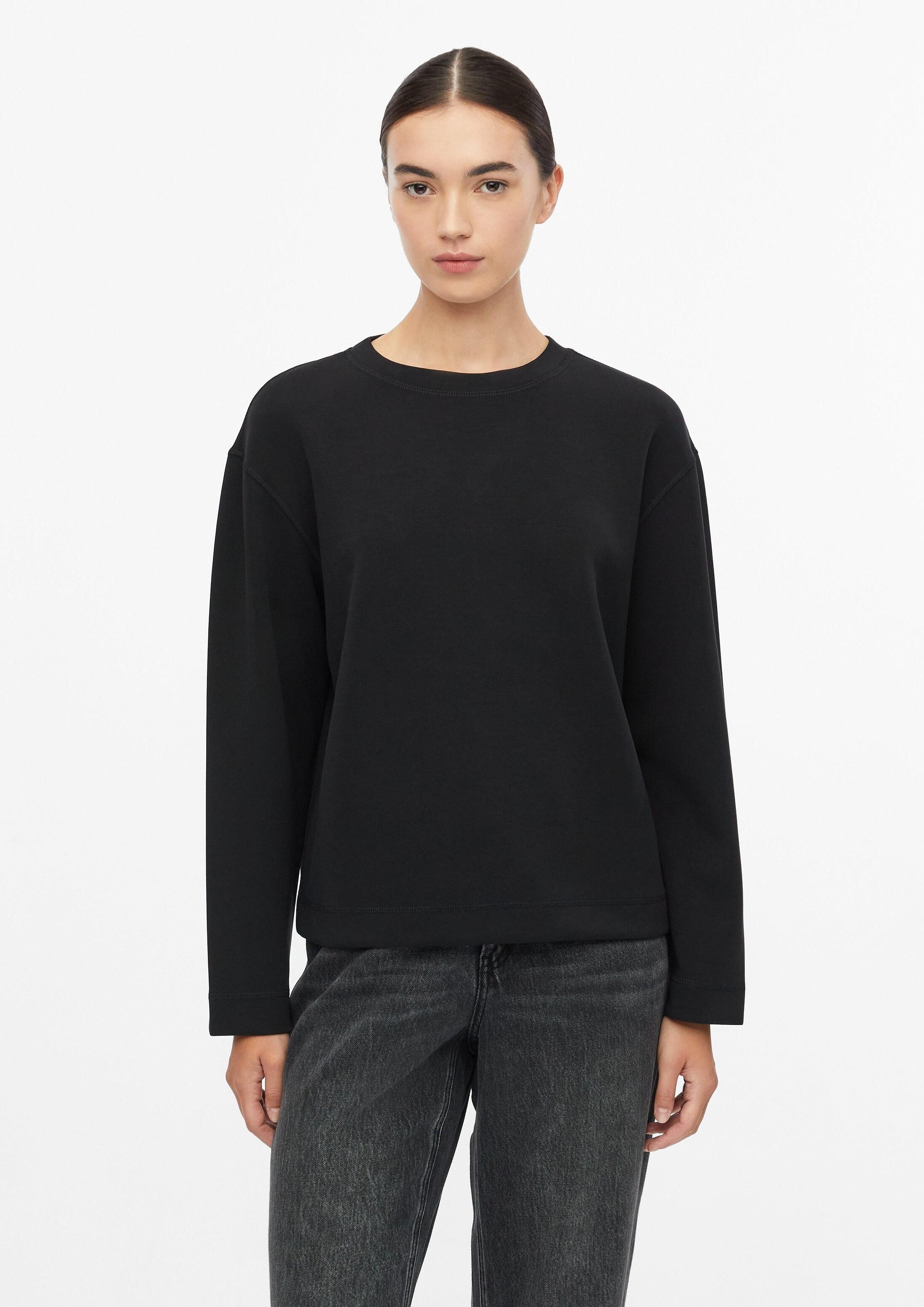 s.Oliver Sweatshirt Sweatshirt Scuba-Sweatshirt mit weitem Arm