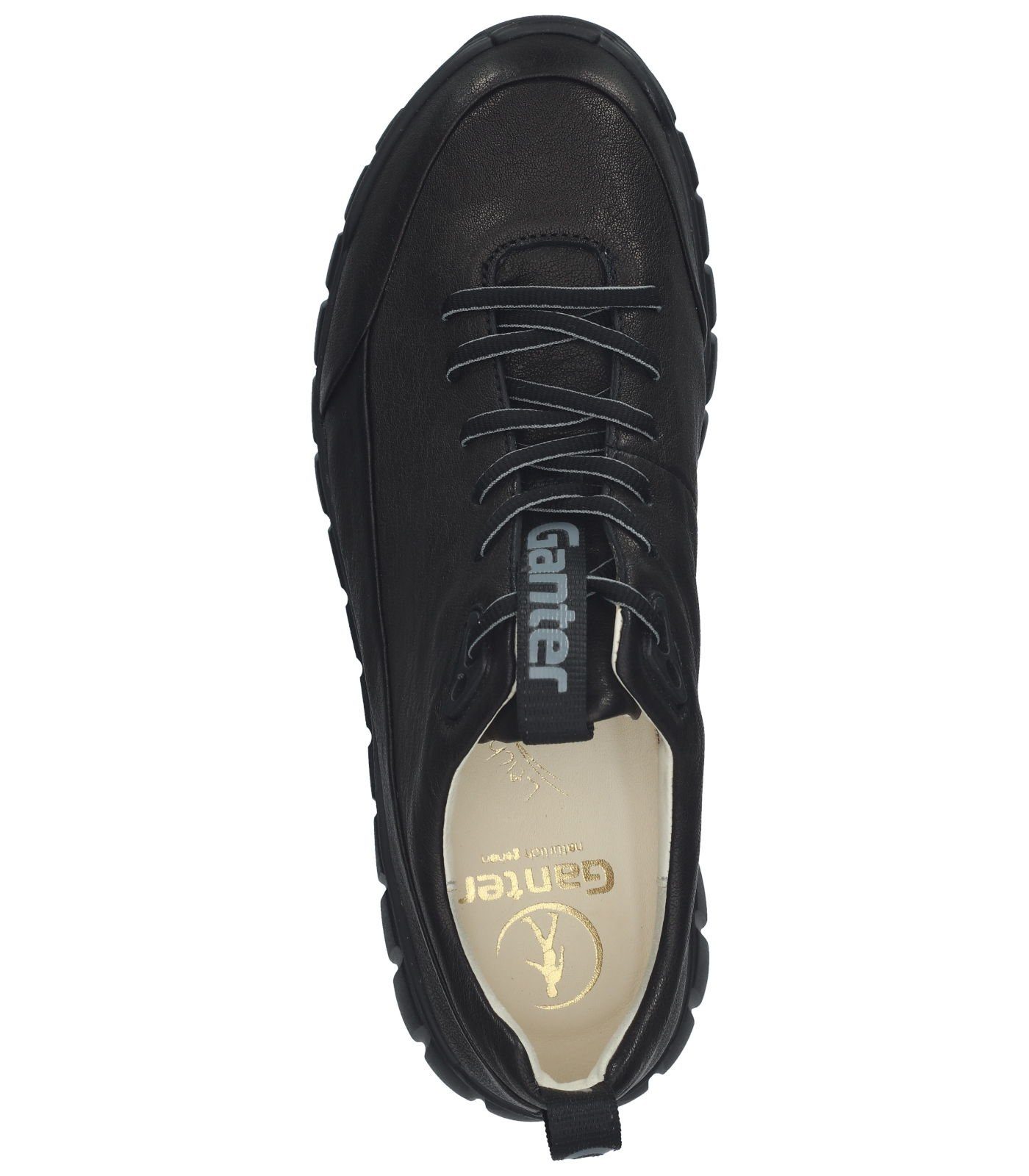 Ganter Sneaker Leder Sneaker Schwarz