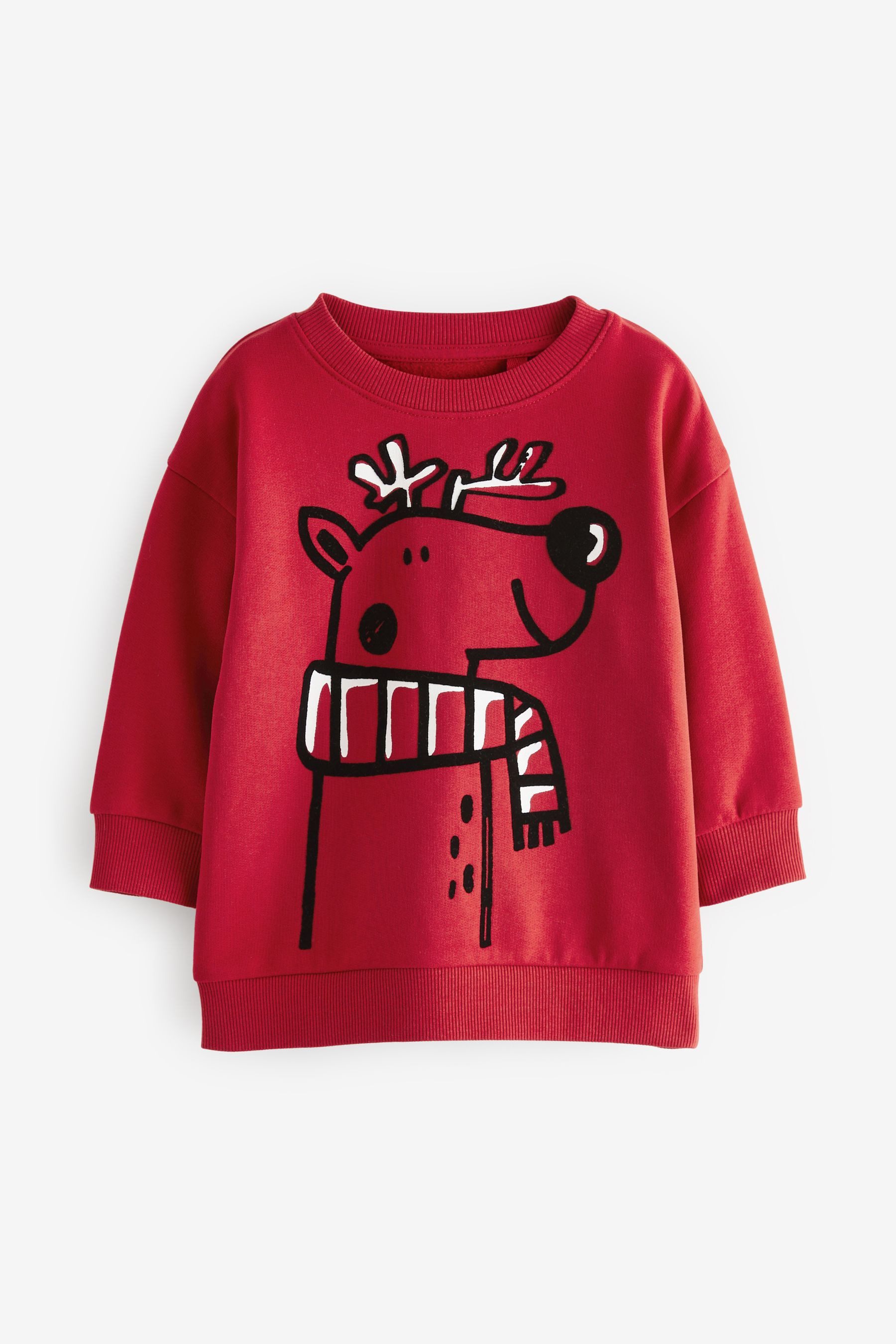 Next Sweatshirt Weihnachtliches Rundhals-Sweatshirt (1-tlg) günstig online kaufen