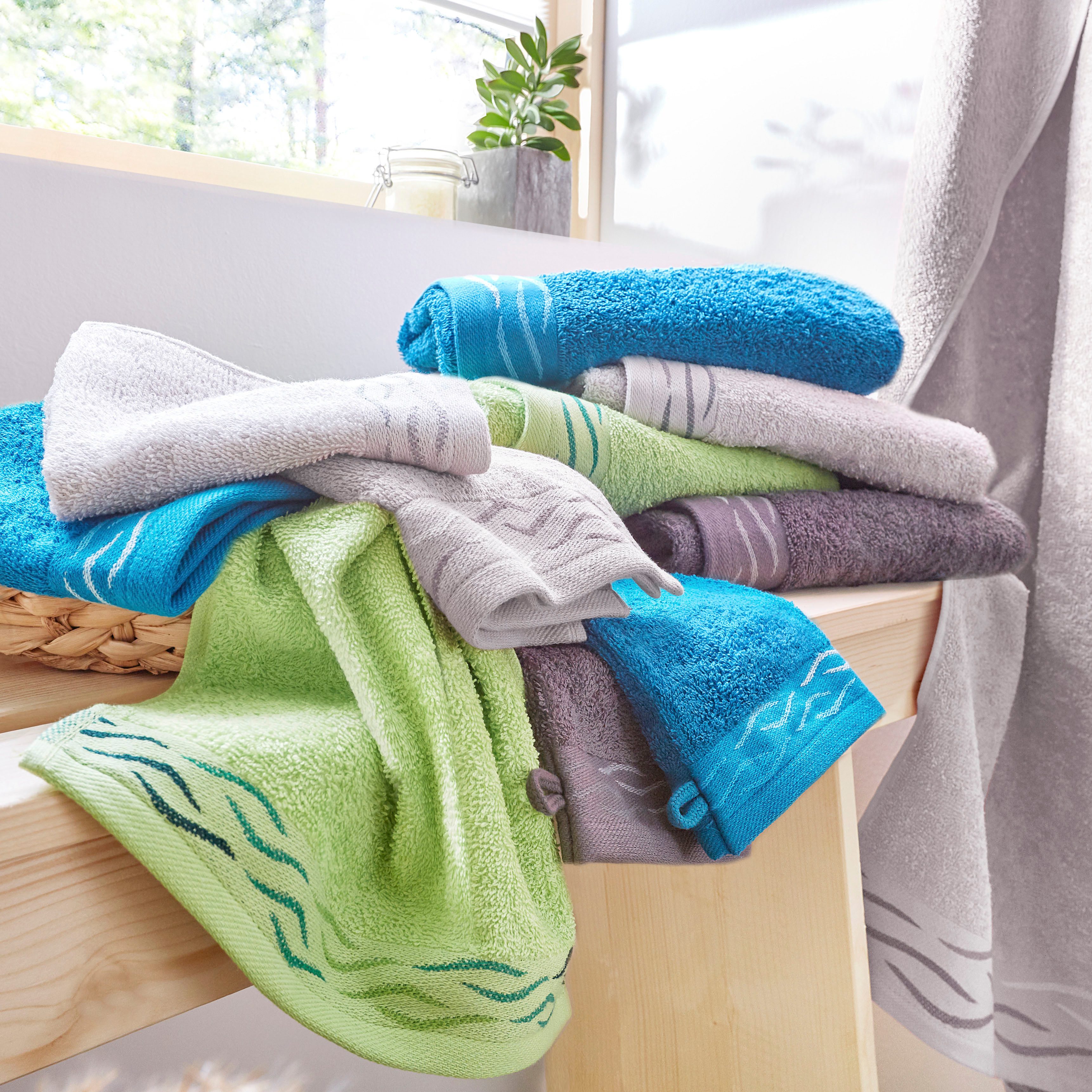Dyckhoff Handtücher Wave, Frottier (Set, 2-St), günstig online kaufen