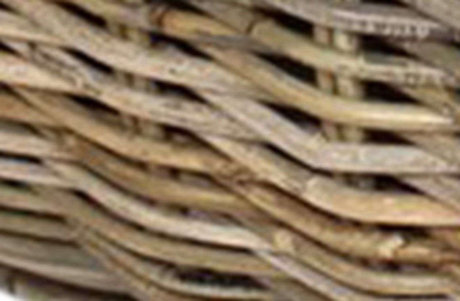 Van der Leeden Kaminholzkorb Feuerholzkorb Brennholz Rattan 50x38 cm Handmade Abgerundet (Stück, 1 St., Packung), 50x38x34 cm, Handmade, Rattan, Braun, mit Tragegriff