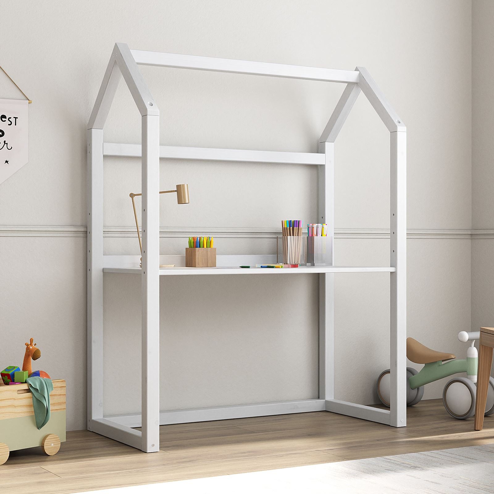 IDIMEX Kinderschreibtisch TINA, Kinderzimmer Schreibtisch höhenverstellbar günstig online kaufen