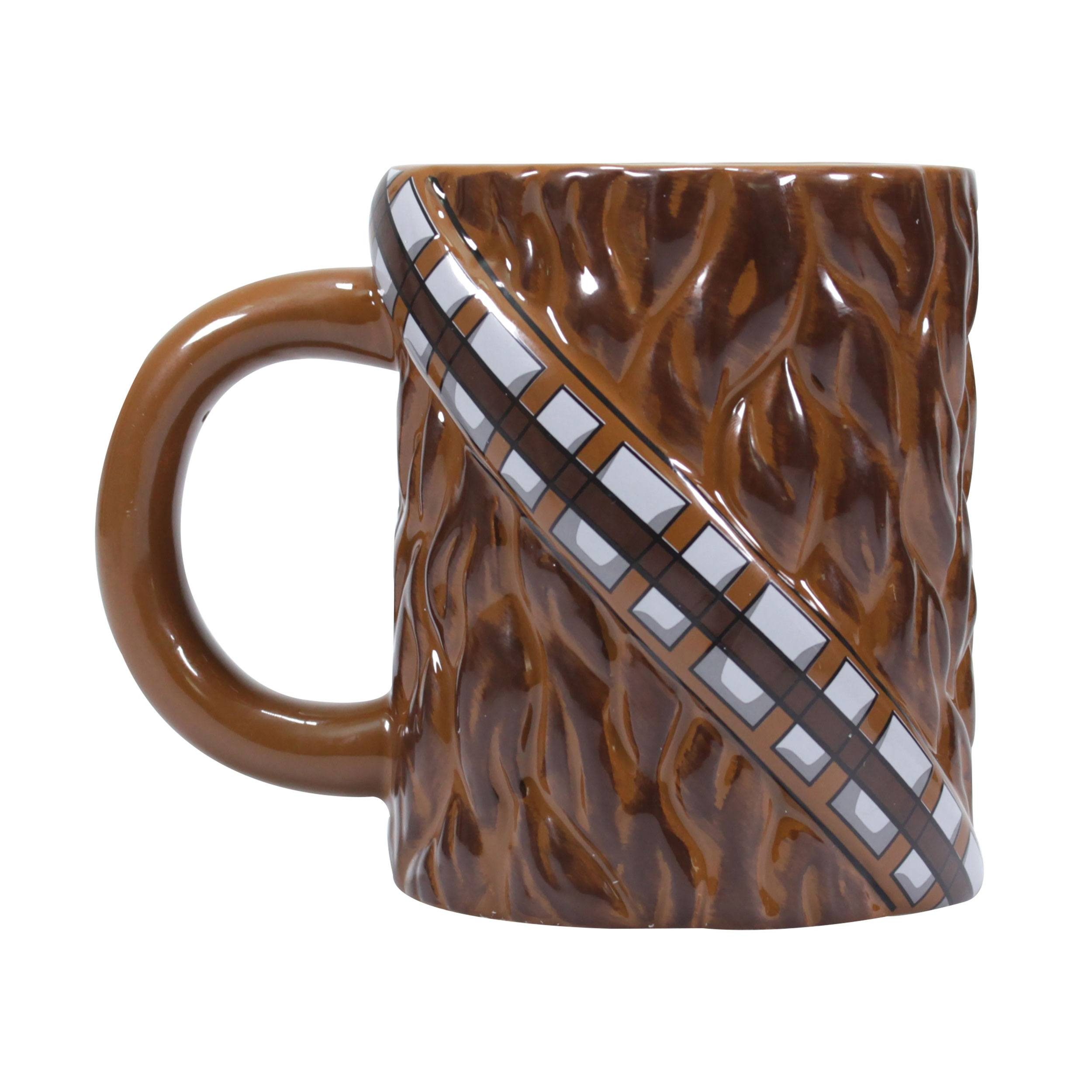 Half Moon Bay Tasse Star Wars Shaped Tasse Chewbacca, Offiziell lizenzierte Tasse
