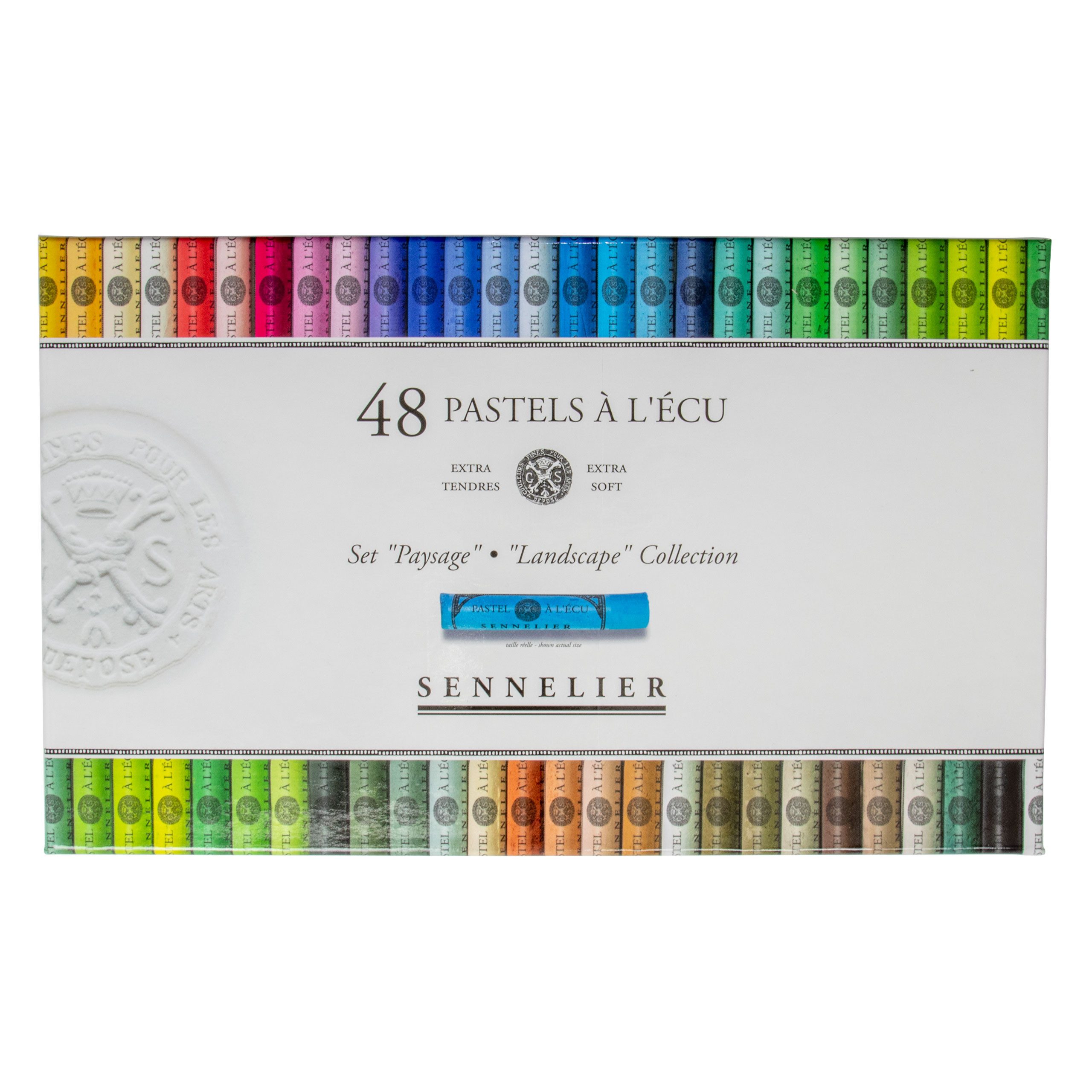 SENNELIER Pastellkreide Pastellfarben - Landschaft - Karton mit 48 Pastellen ECU - N132251