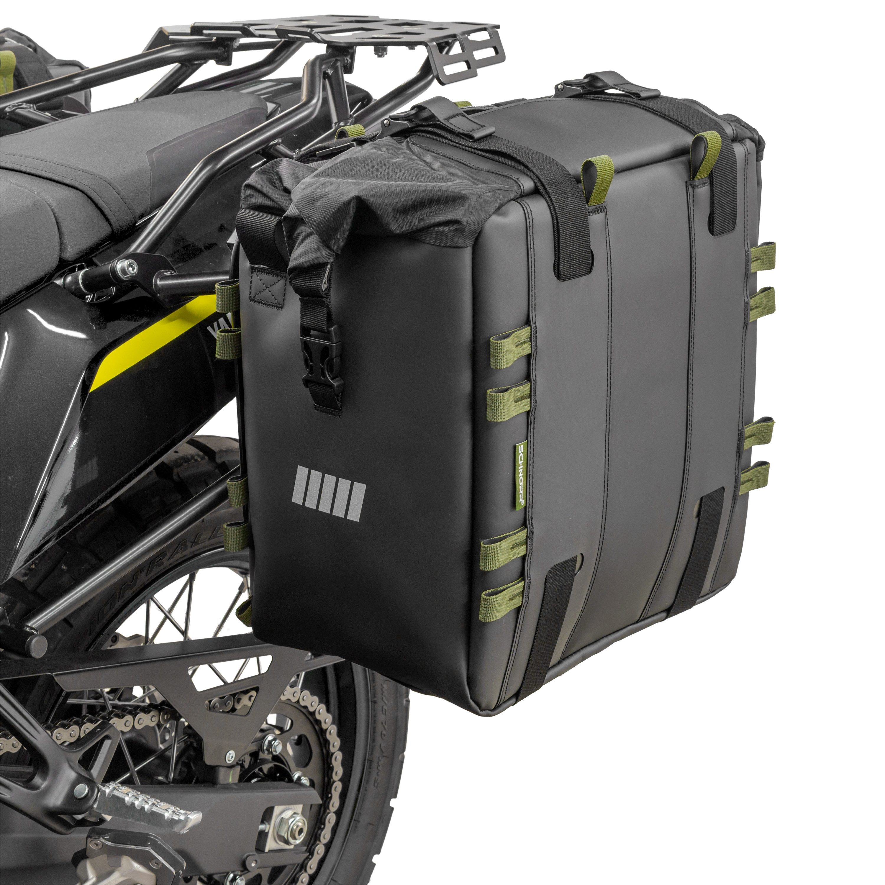 SCHNORR Gepäckträgertasche Motorrad-Satteltasche, Seitentasche - SC32 M + SC38 L für Honda R 120