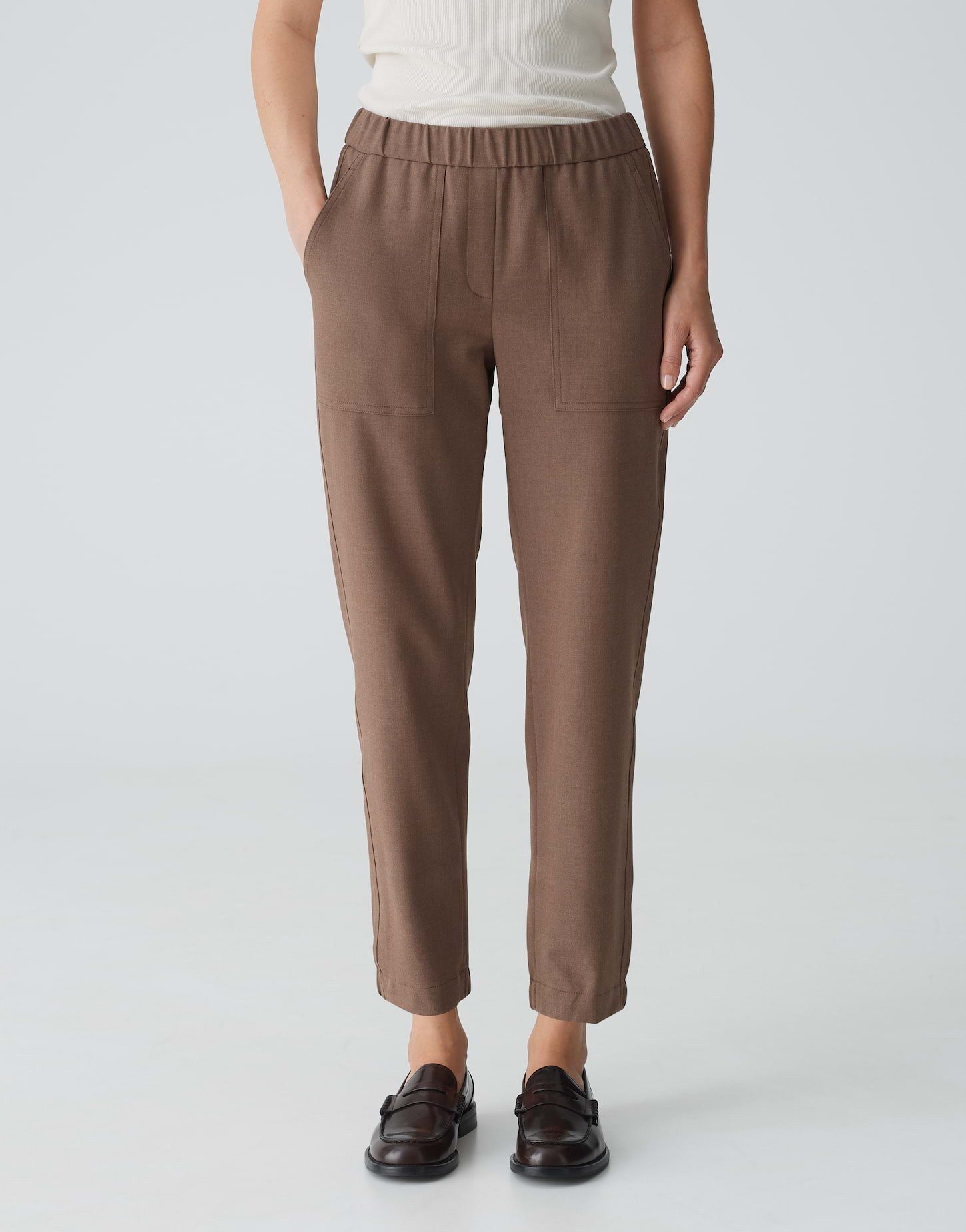 Stoffhose Jogpants MYHA Relaxed aus weichem Flanell Stoff