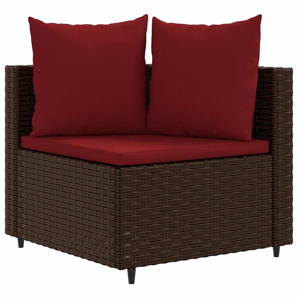 vidaXL Gartenlounge-Set 4-tlg. Garten-Sofagarnitur mit Kissen günstig online kaufen