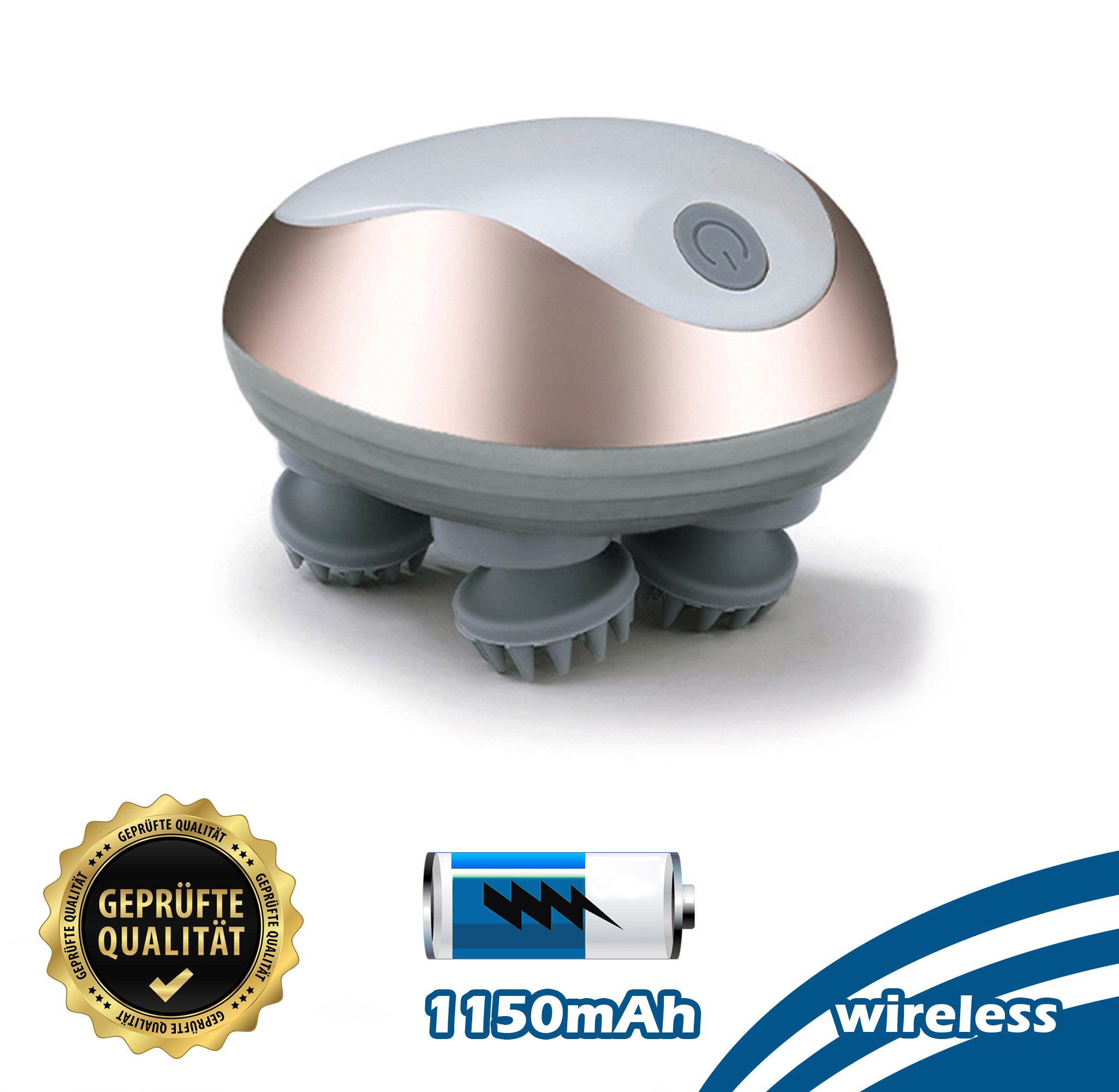 Axion Massagegerät für Kopfmassage und Nackenmassage, auch für Katzenmassage und Hundemassage geeignet