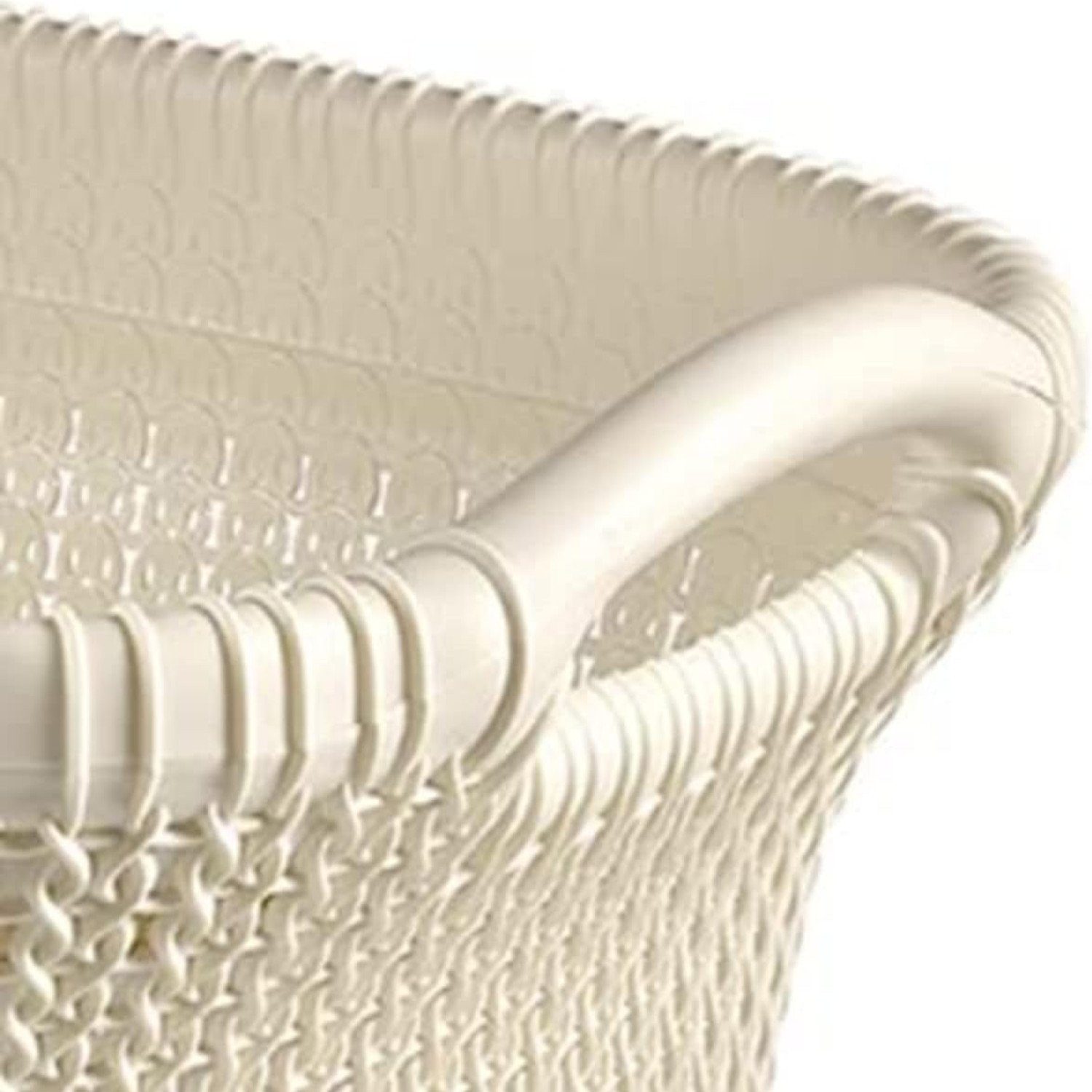 Curver Wäschekorb, Knit 40l Wäschemangeln Korb günstig online kaufen