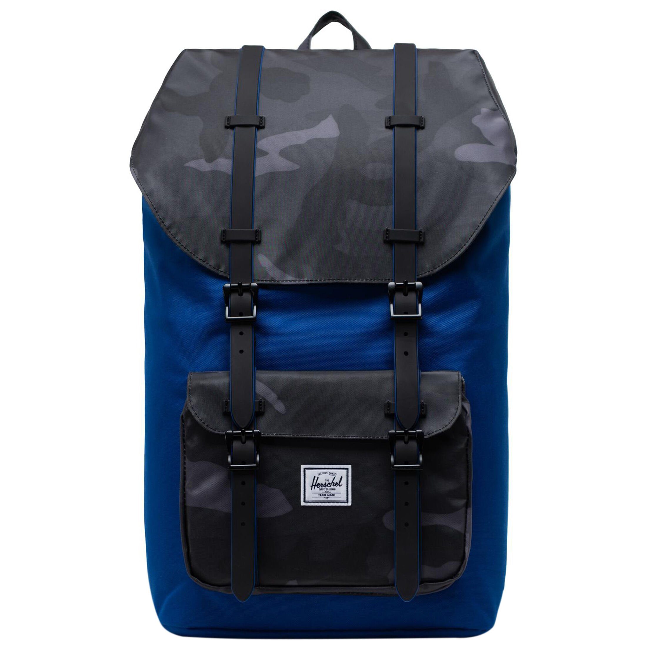 Herschel Daypack Little Amerika Rucksack schwarz / blau