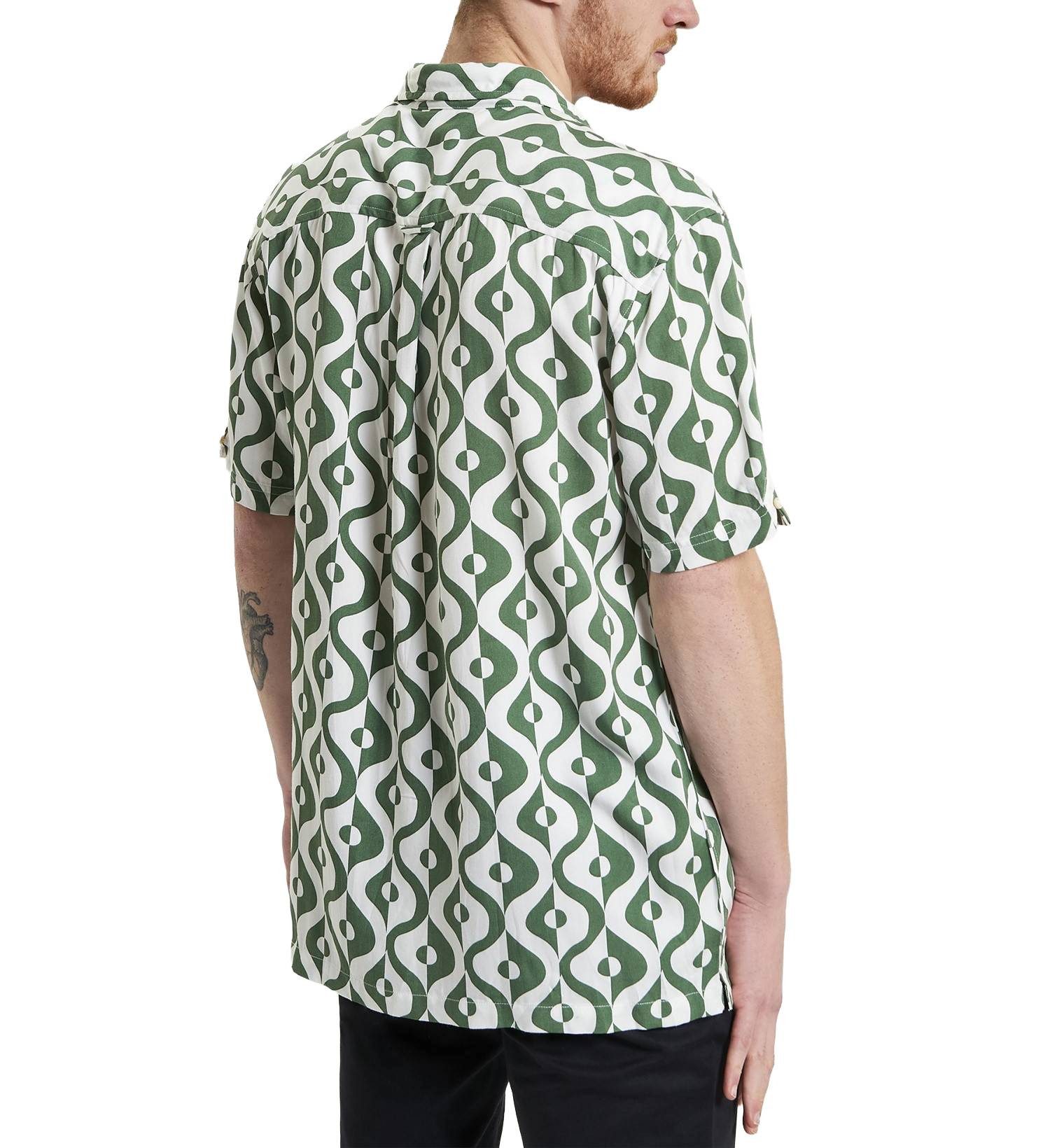 Ben Sherman Kurzarmhemd Hemd Ben Sherman Carnaby Geo Print
