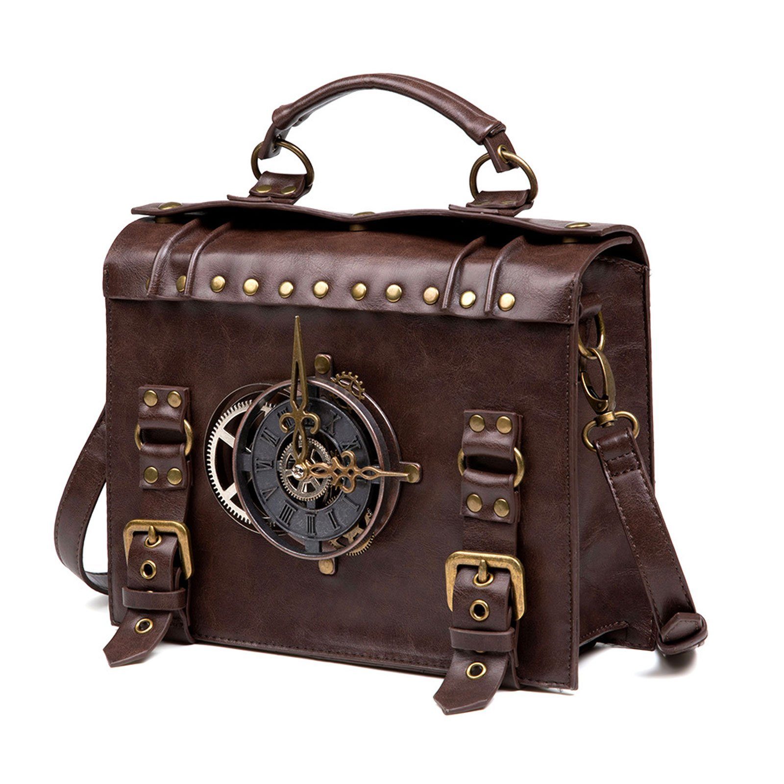 OKWISH Umhängetasche Damen Vintage Henkeltasche Messenger-Tasche günstig online kaufen