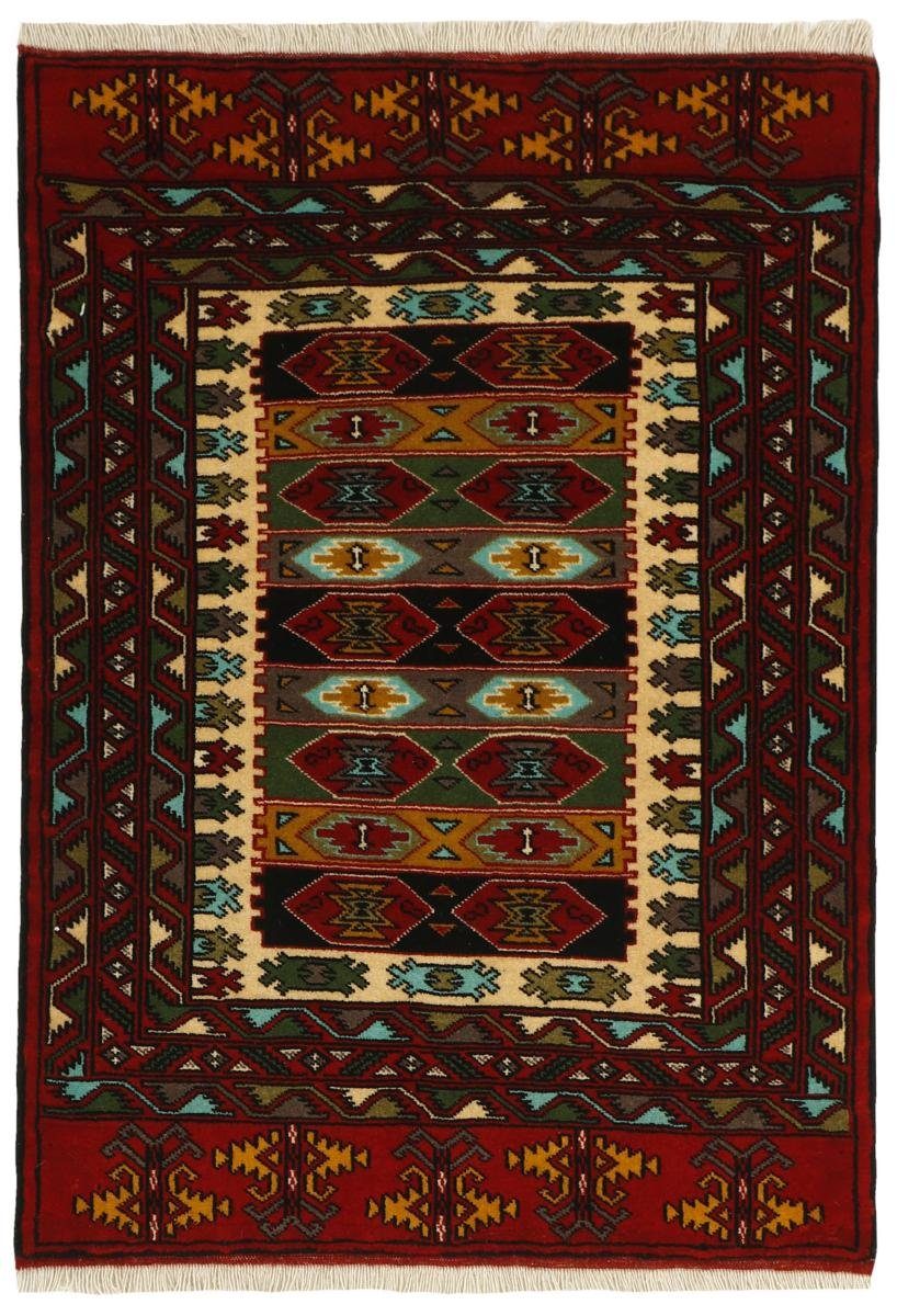 Turkaman Trading, Nain mm Handgeknüpfter Orientteppich rechteckig, / Perserteppich, 86x124 Orientteppich Höhe: 6