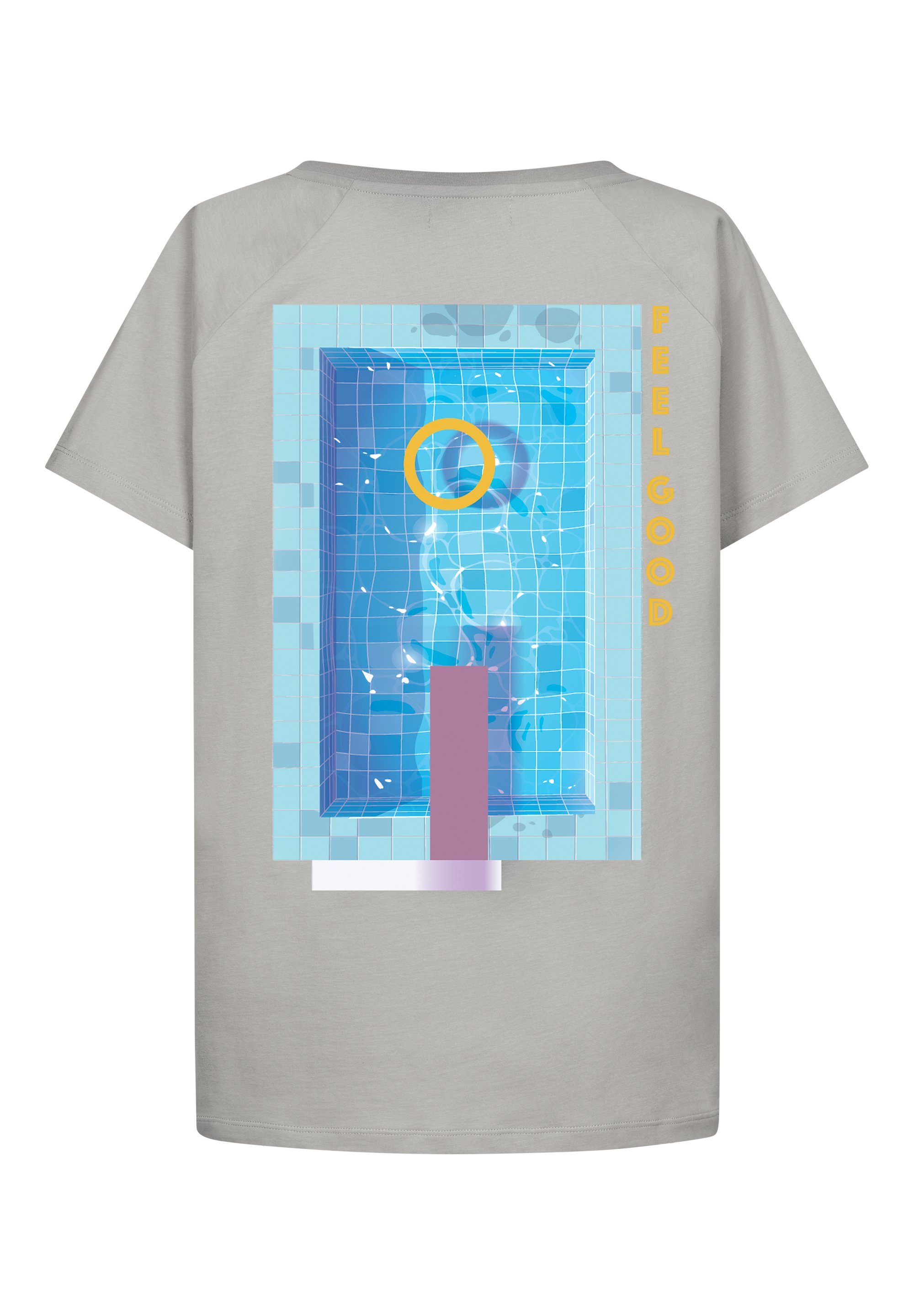 FEEL - GOOD Derbe Print-Shirt Swimmingpool