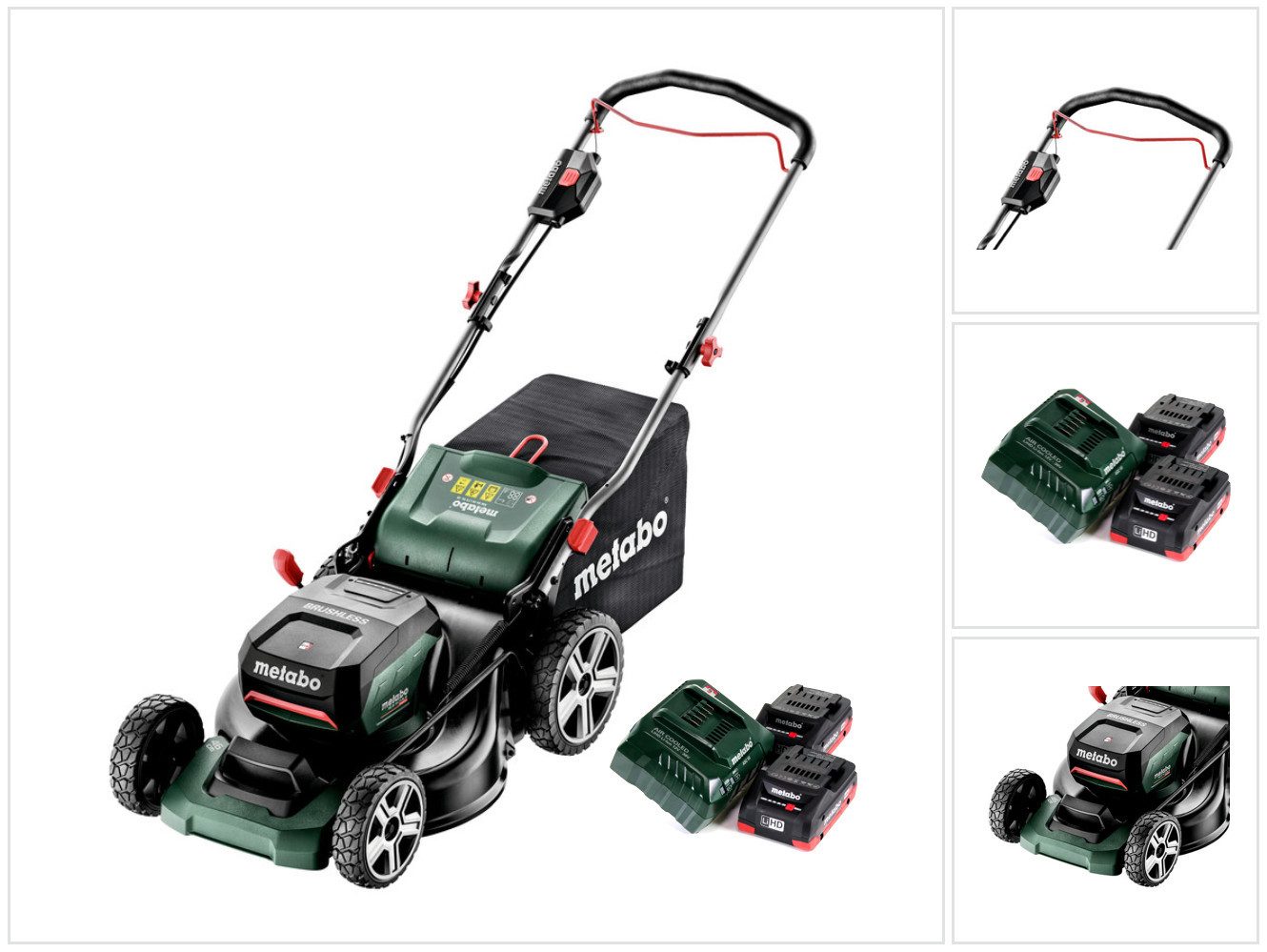 metabo Akkurasenmäher RM 36-18 LTX BL 46 Akku Rasenmäher 36 V (2x 18 V) 46 cm Brushless +