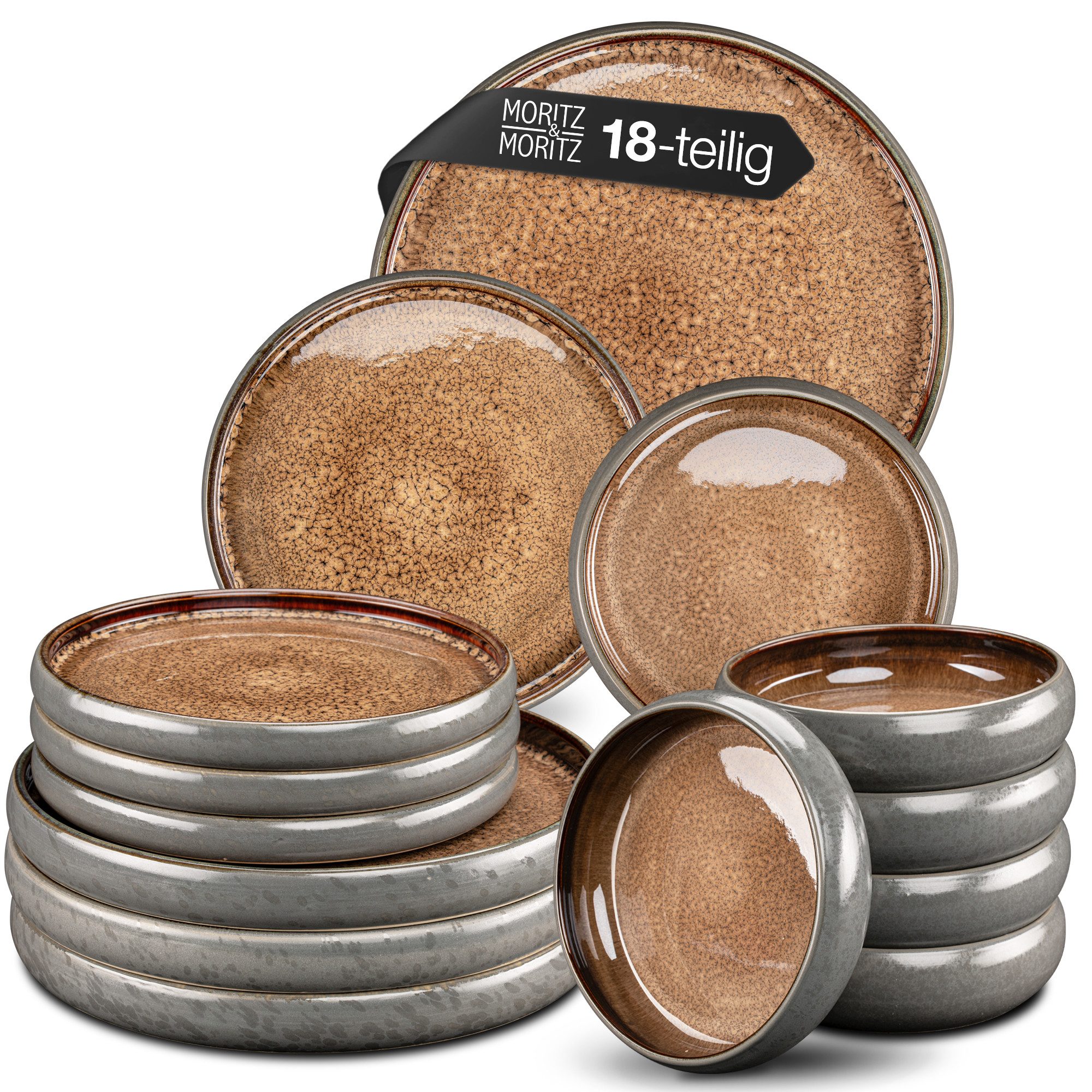 Tafelservice SOLID Geschirrset Beige