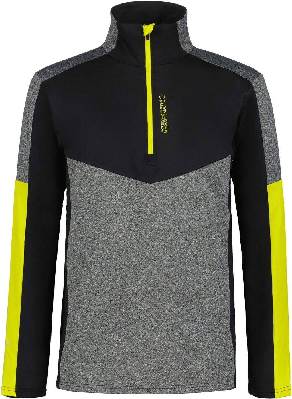 Rollkragenshirt ICEPEAK FRESNO SCHWARZ