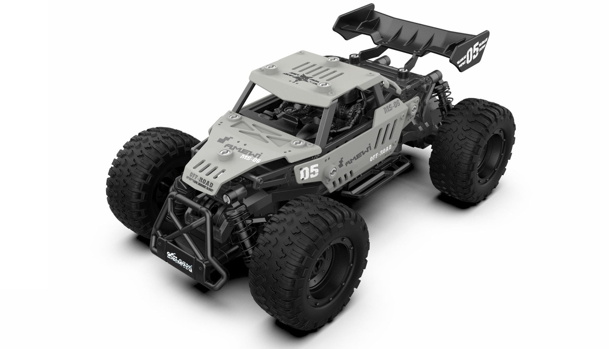 Amewi RC-Bagger Amewi CoolRC DIY Stone Buggy 2WD 1:18 Bausatz grau