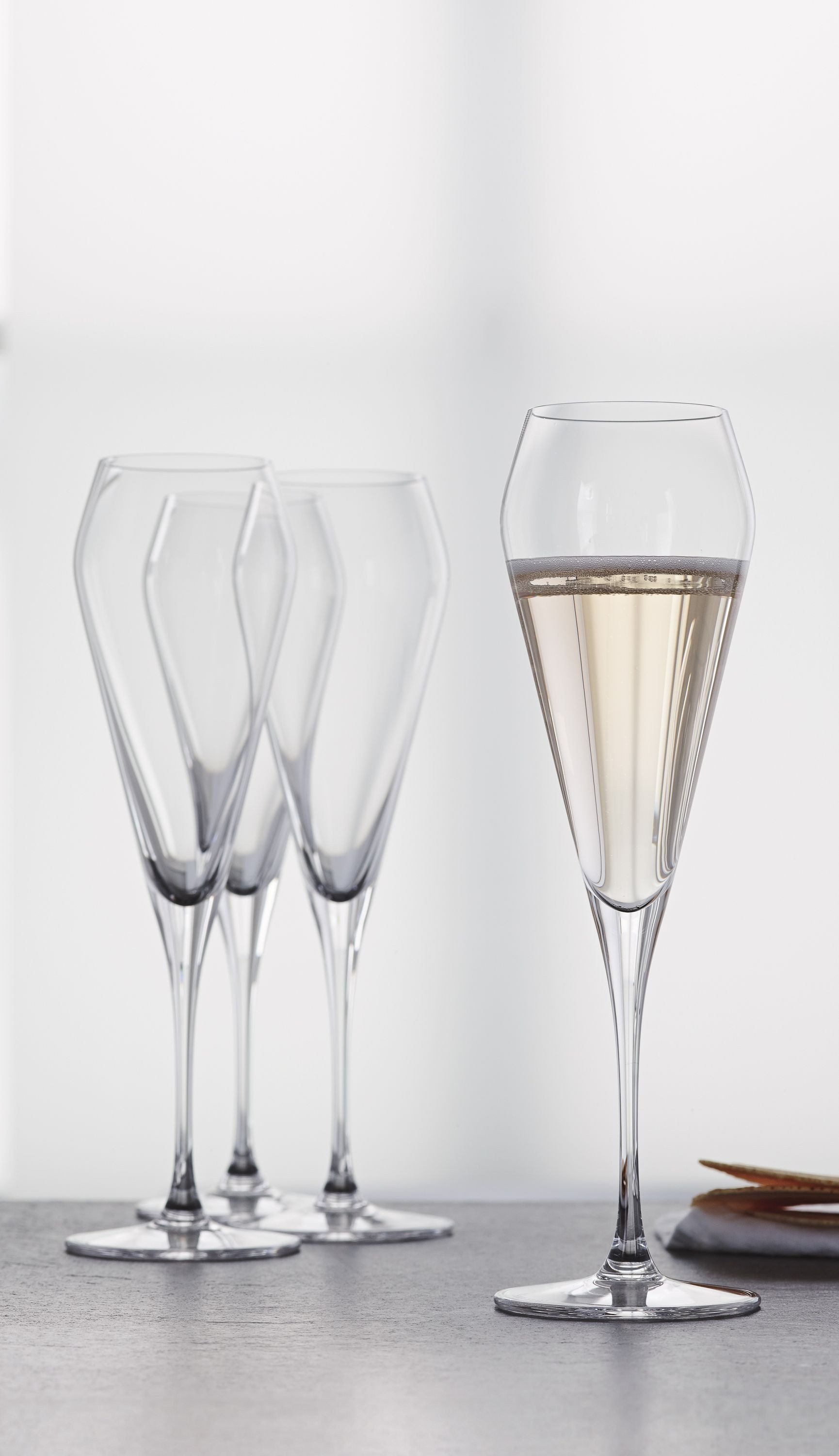 SPIEGELAU Glas 4x Spiegelau Willsberger Anniversary Champagner 4tlg., 4-tlg., Kristallglas