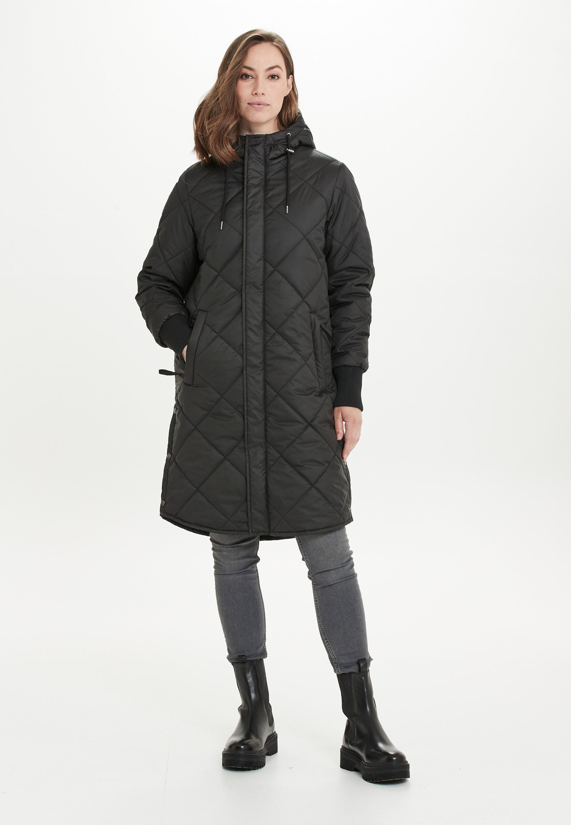 WEATHER REPORT Outdoorjacke Matilde mit verstellbarer Kapuze