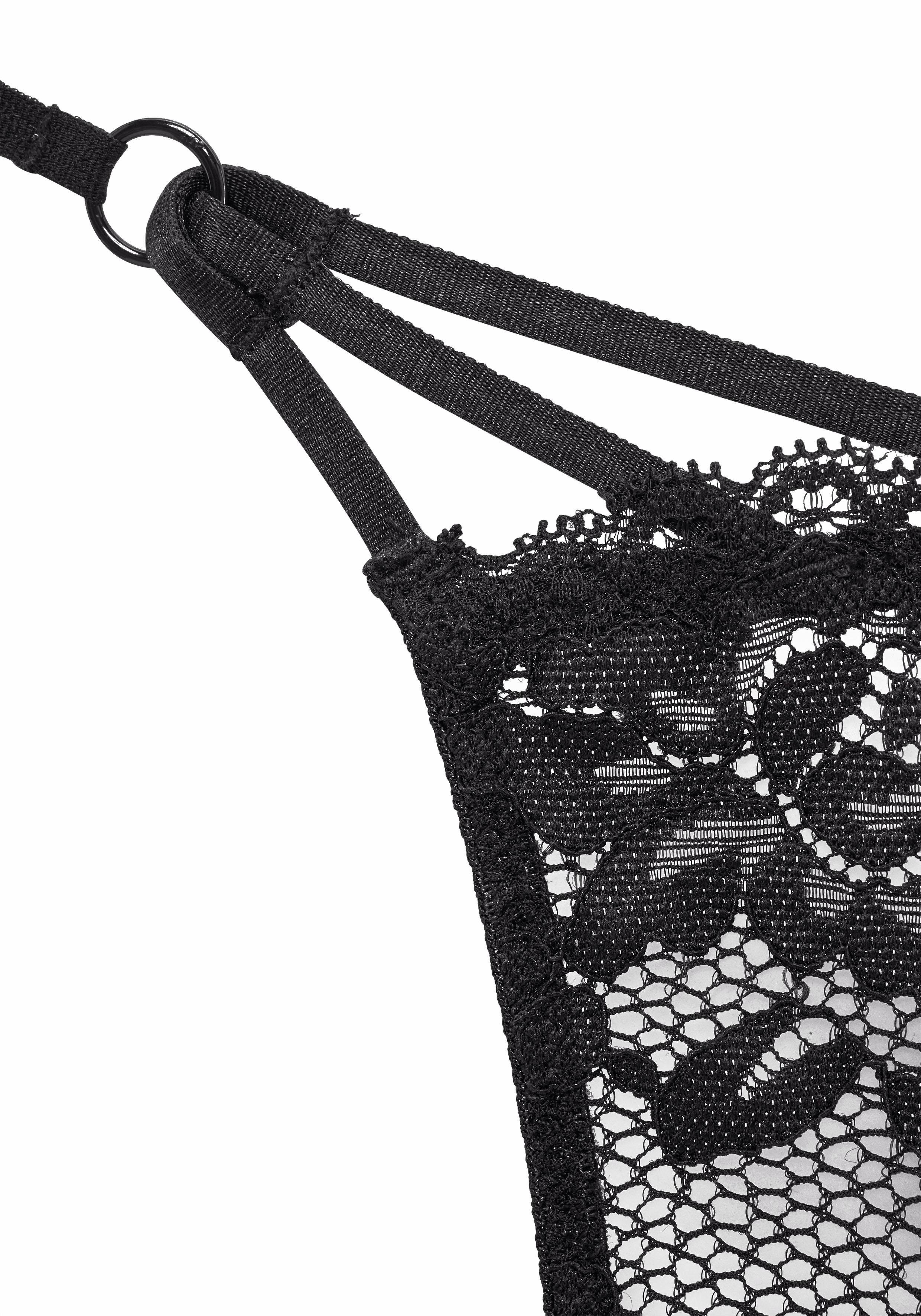 LASCANA String aus leicht transparenter Spitze