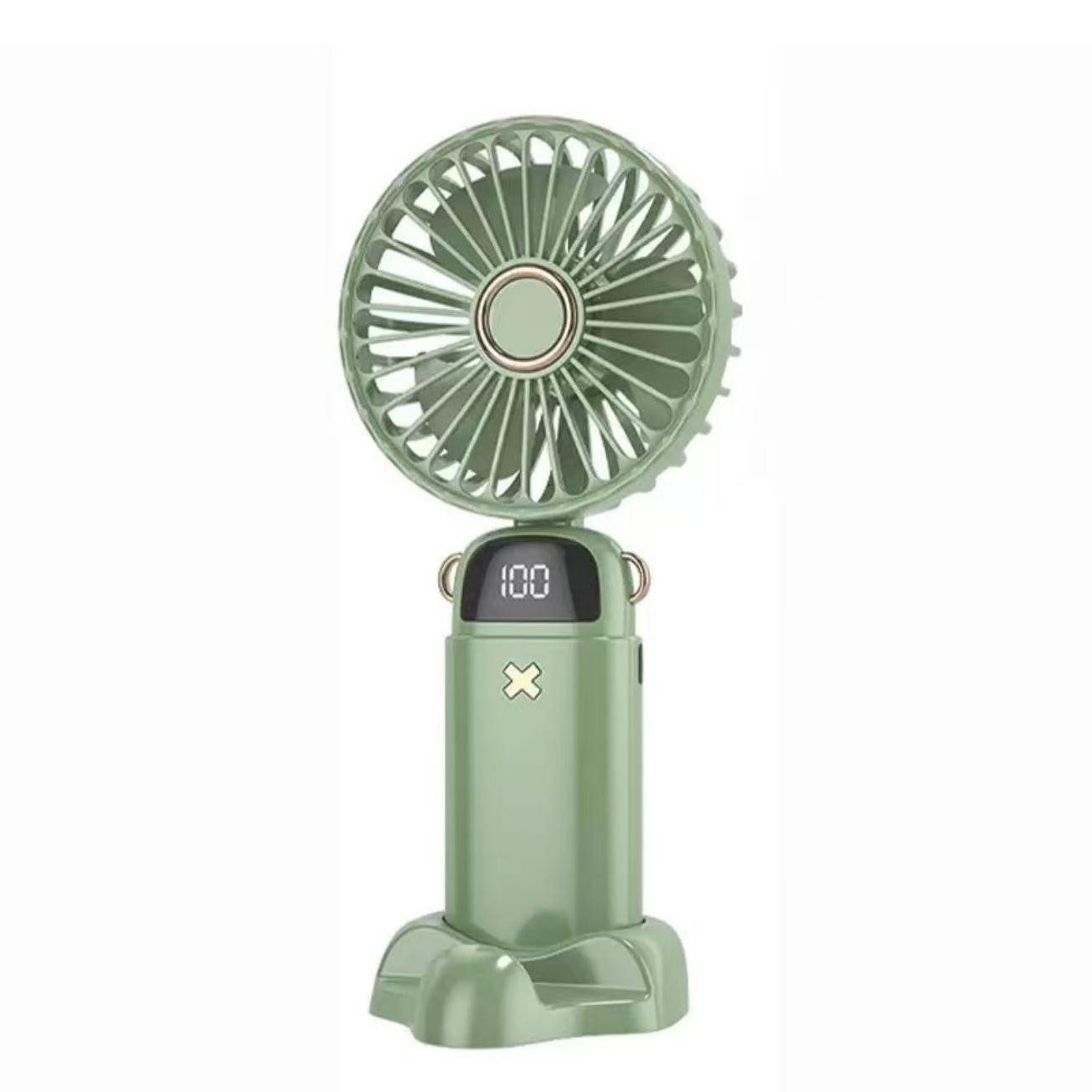 Minicloss Handventilator Tragbarer Mini-Ventilator mit 4000-mAh-Akku, 6 Geschwindigkeitsstufen
