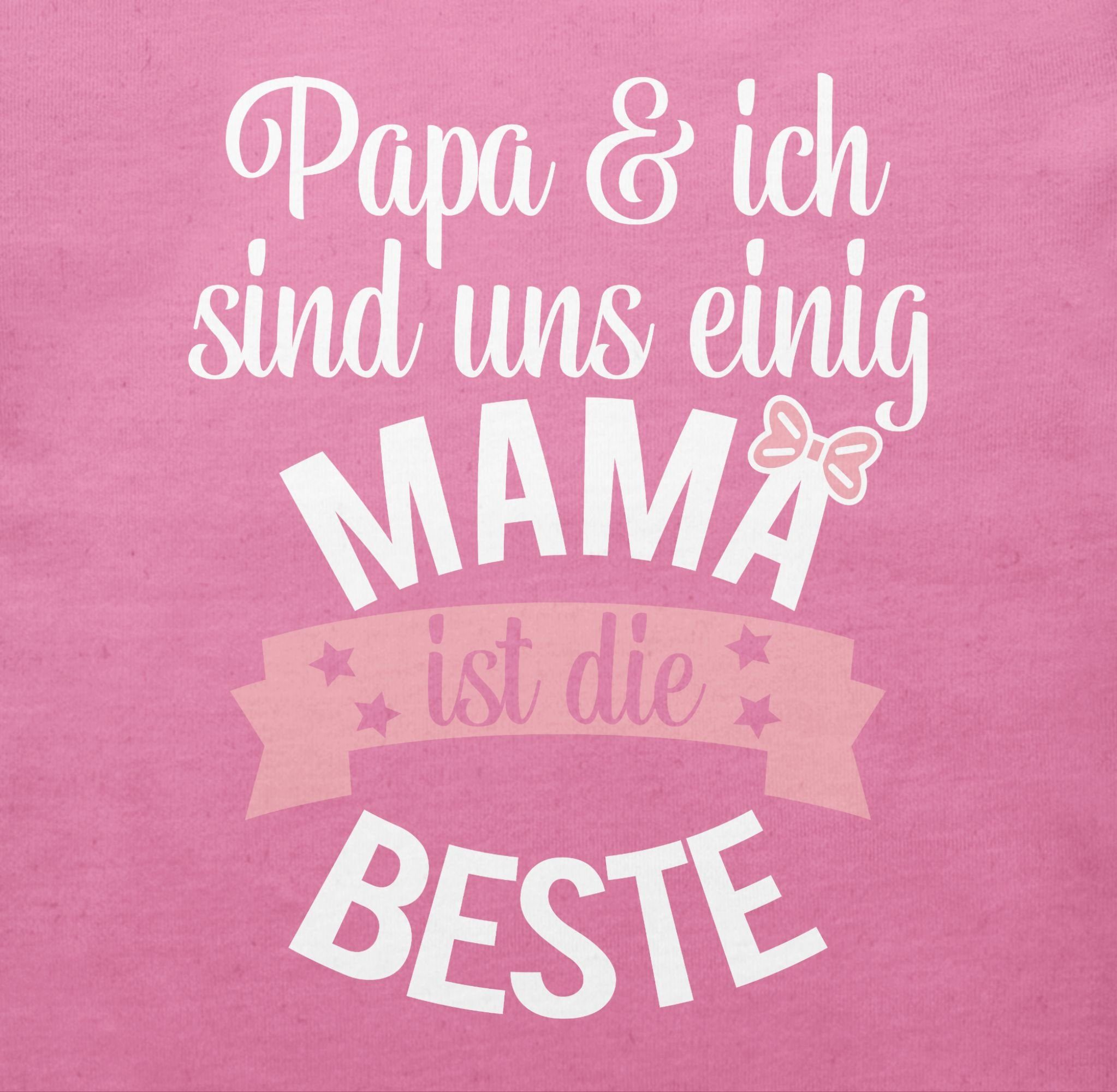 Mutti Weltbeste I Shirtracer Muttertagsgeschenk die ist Mama beste T-Shirt Pink 2