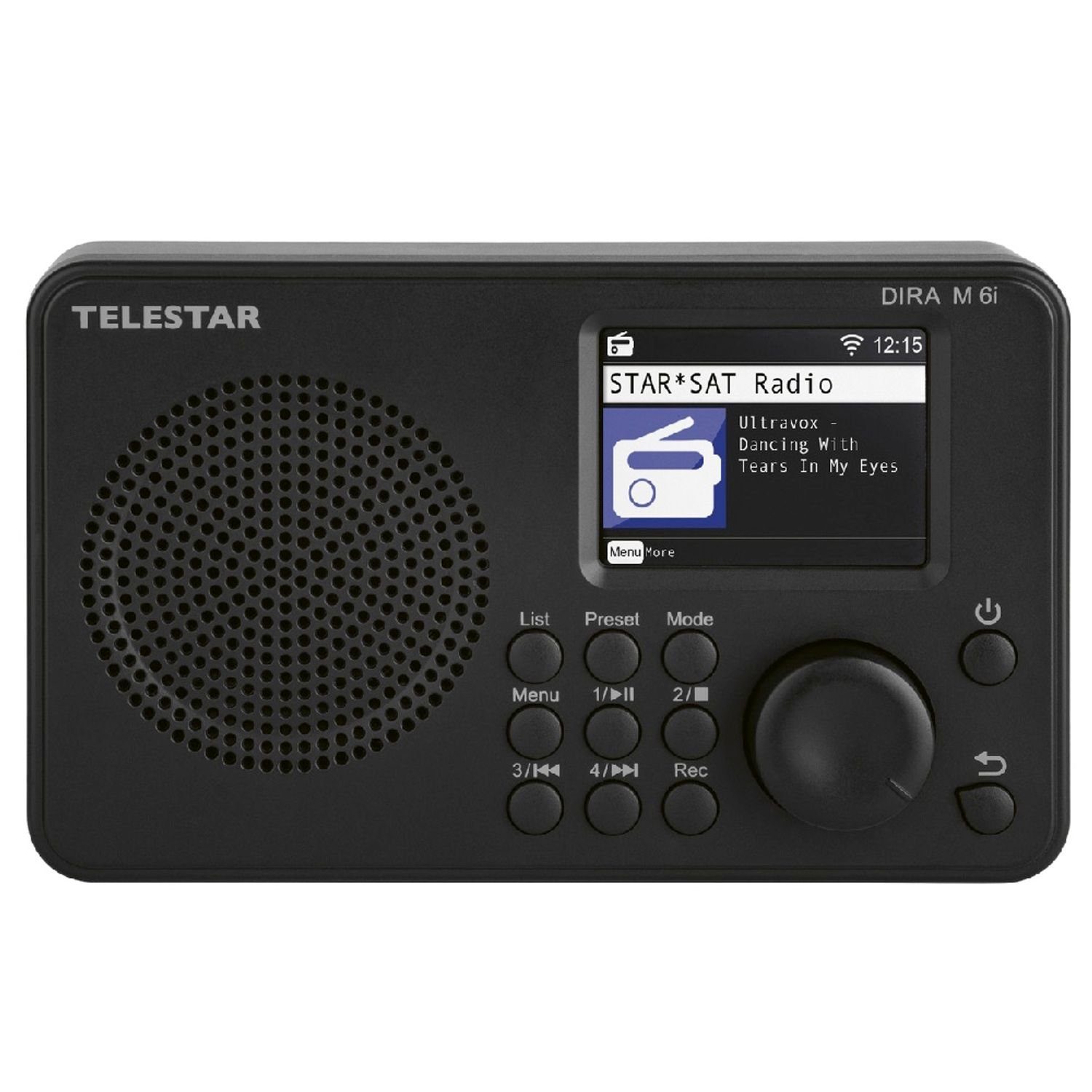 DIRA 6i Steuerung (DAB+, Multifunktionsradio) Internetradio DAB+/FM UKW, kompaktes App, RDS, TELESTAR Internetradio, per Bluetooth Digitalradio hybrid M (DAB) Radio USB WiFi, Musikplayer, 4 W,