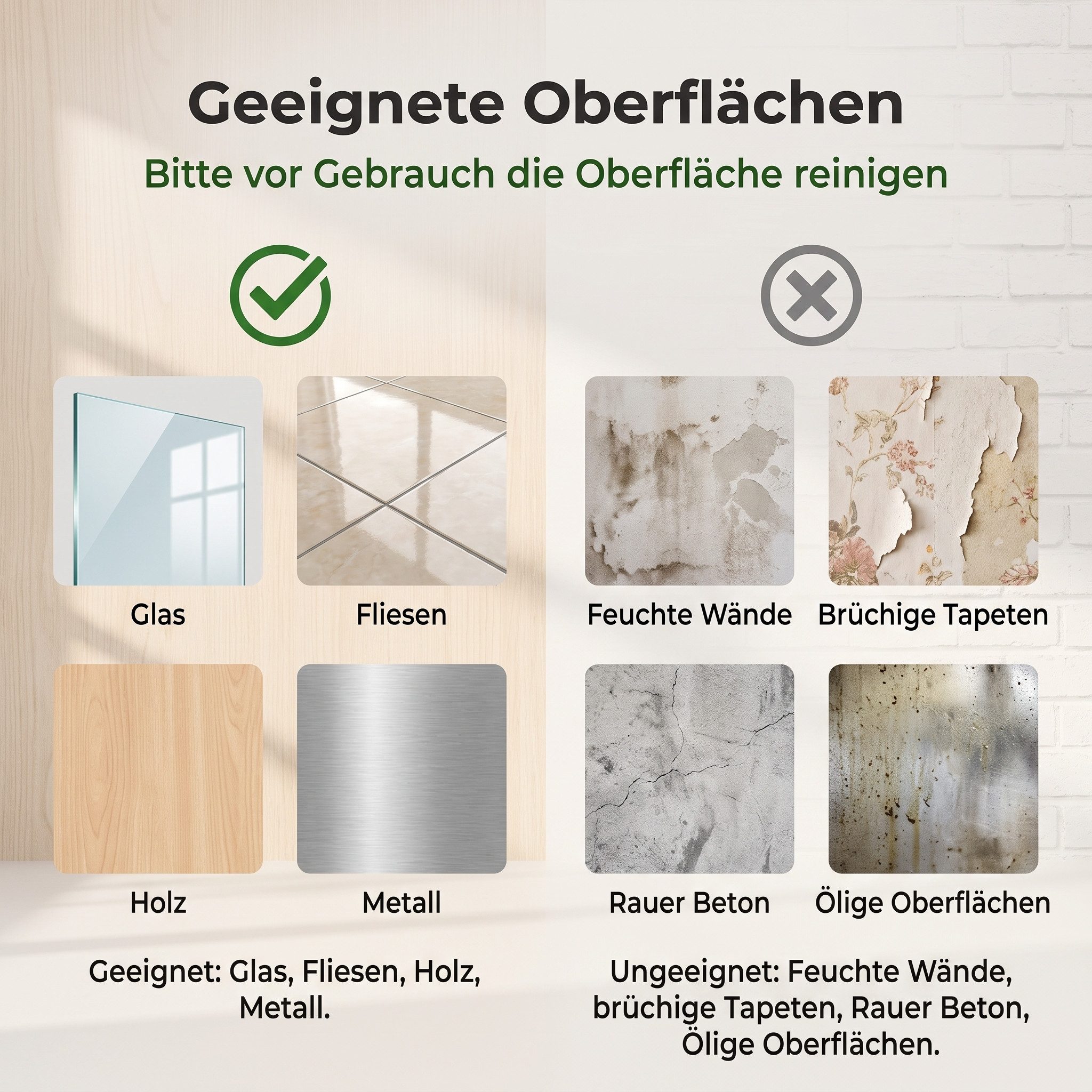 SURFOU Klettband Klettband selbstklebend extra stark 12m x 50mm Haushalt Büro – Bild 5 von 5