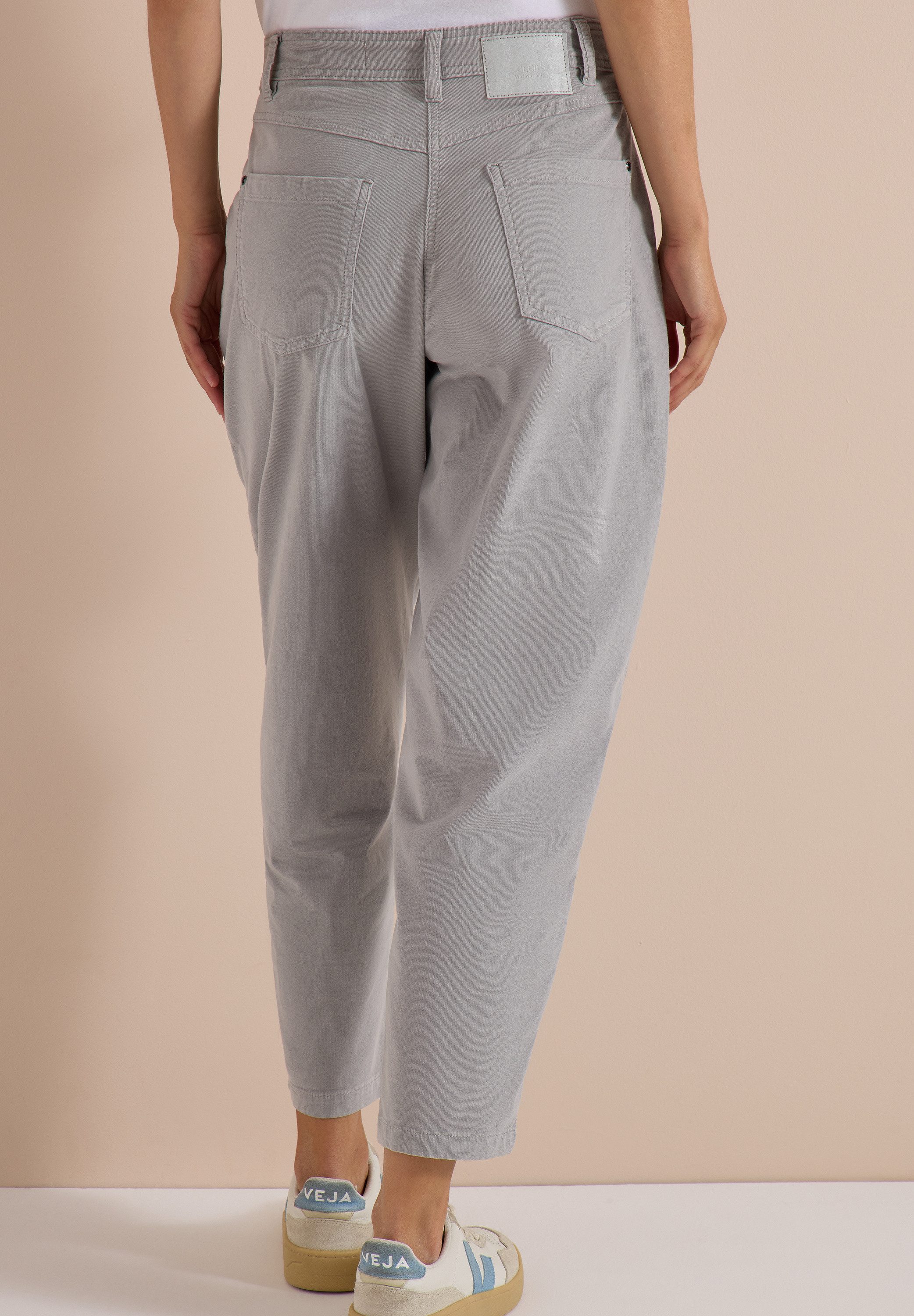 CECIL Cordhose Baumwollmix, Barrel Leg