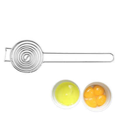 LENBEST Eiertrenner Eiertrenner Eiweiß Trenner Edelstahl Eigelb Trenner Teiler Filter, (1-tlg., Eine Eiertrennmaschine)
