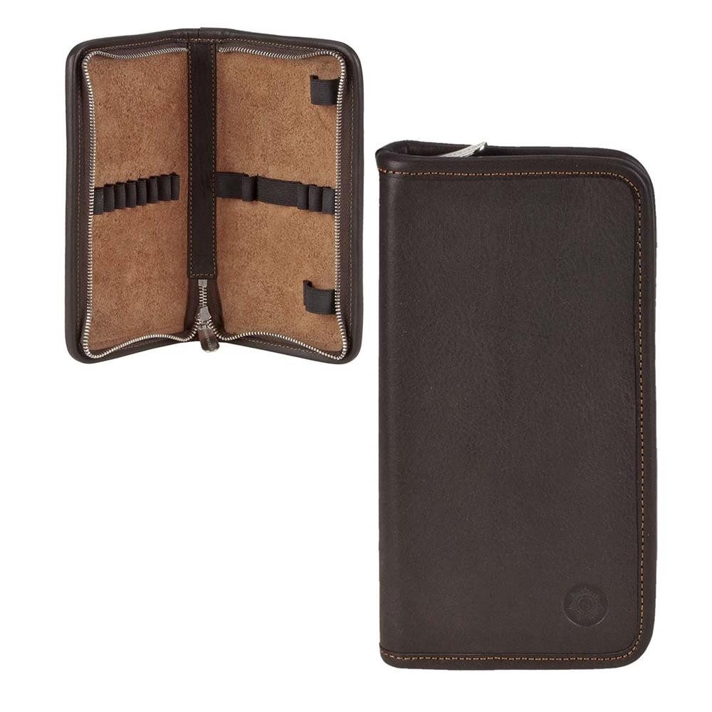 Sonnenleder Schreibgeräteetui Novalis, Stiftetui, Federtasche, süddeutsches Rindleder