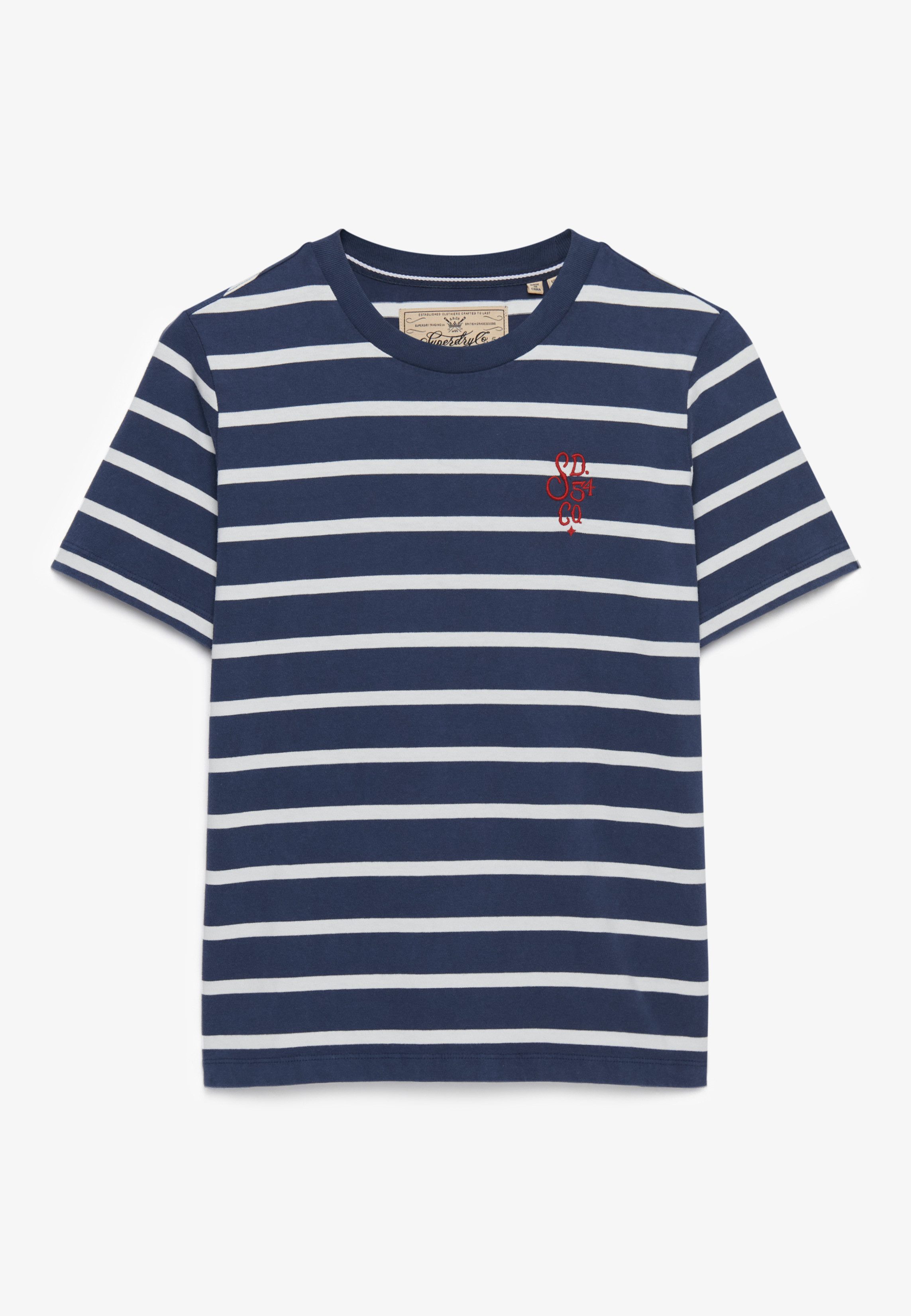 Superdry Kurzarmshirt Heritage Hamptons Stripe Tee – Bild 5 von 5