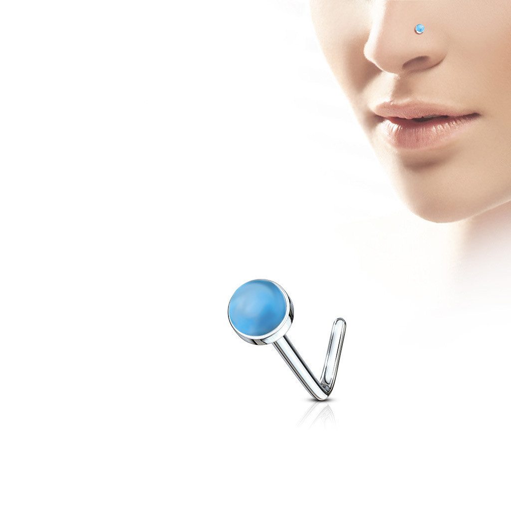 Order & Smile Schmuck Nasenpiercing Nasenpiercing Nasenstecker mit Stein