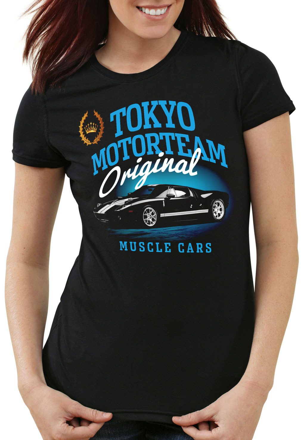 style3 T-Shirt Tokyo Motor muscle car gt usa mustang ford gt v8 usa