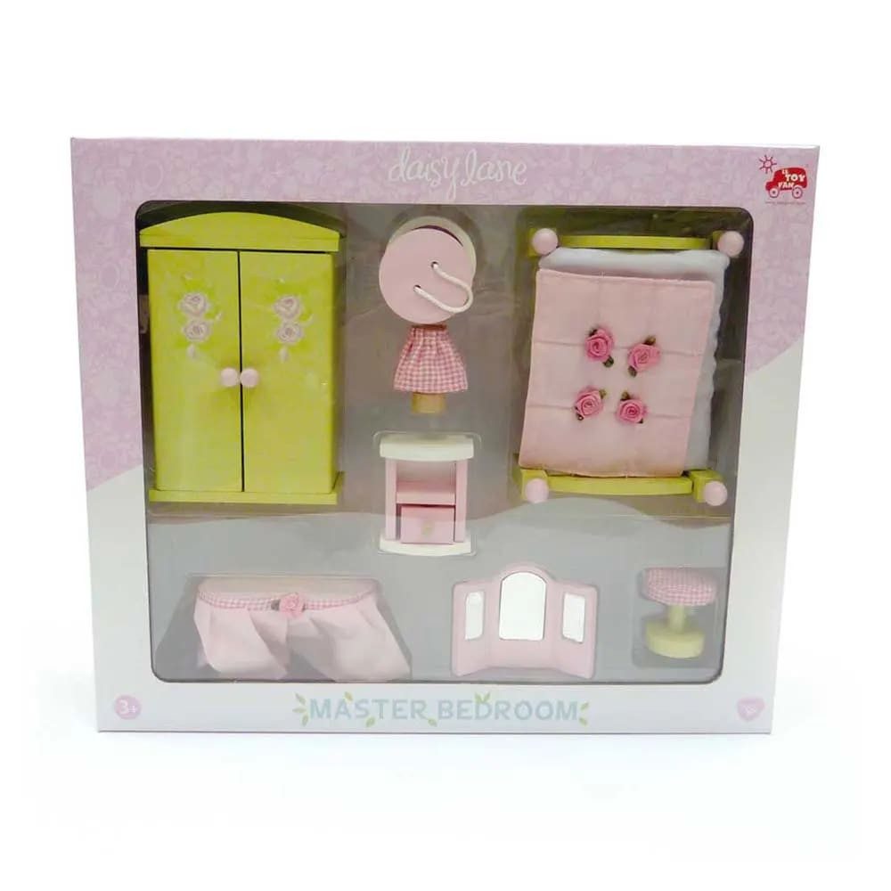 Le Toy Van Schlafzimmer-Set Le Toy Van Puppenhaus Zubehör Schlafzimmer Daisy Lane