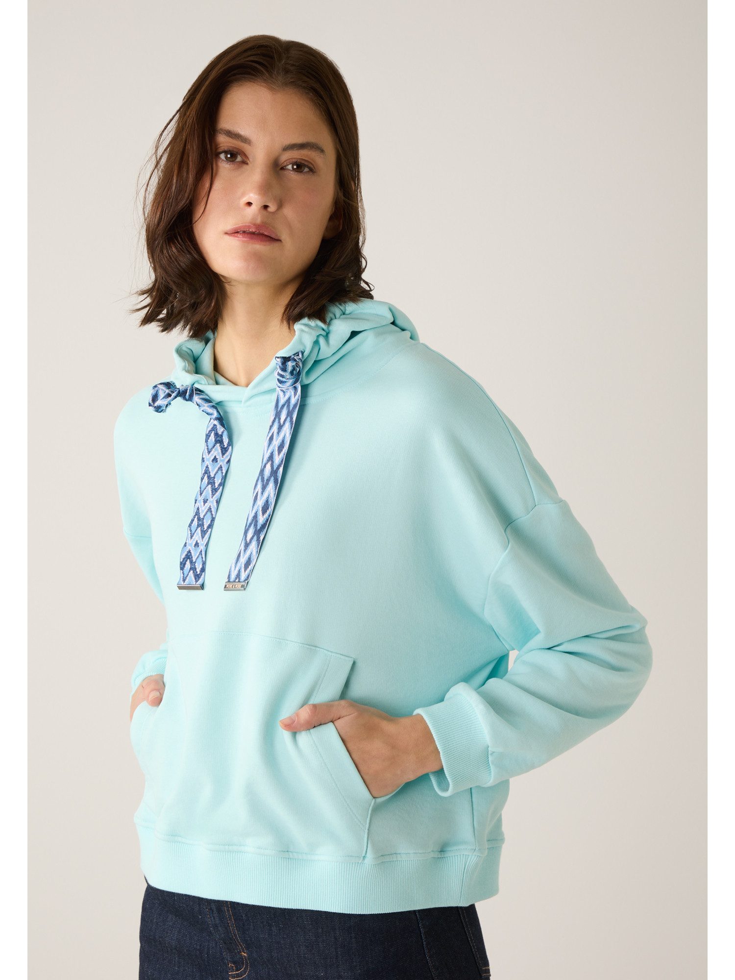 Rundhalspullover oversized Sweatshirt
