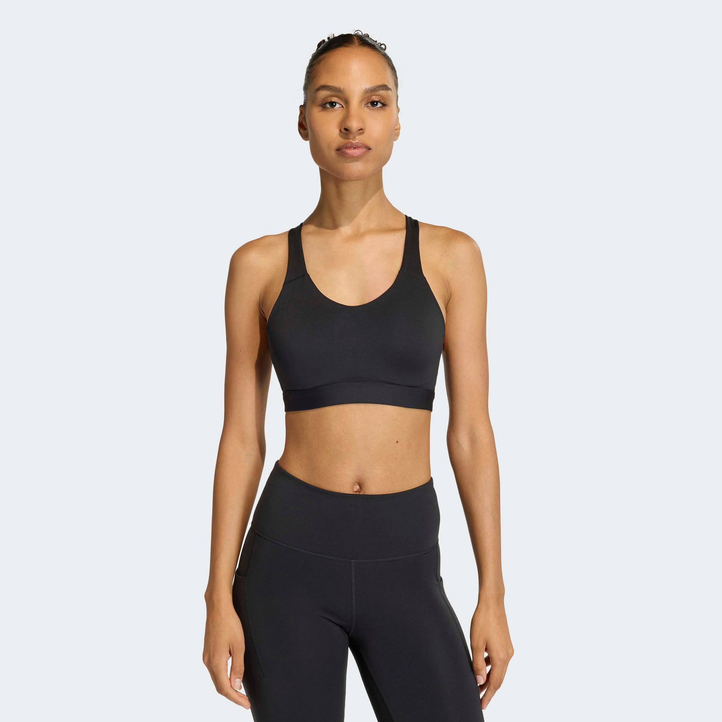 adidas Performance Sport-BH OPTIME ESSENTIALS WORKOUT BH MIT STARKEM HALT