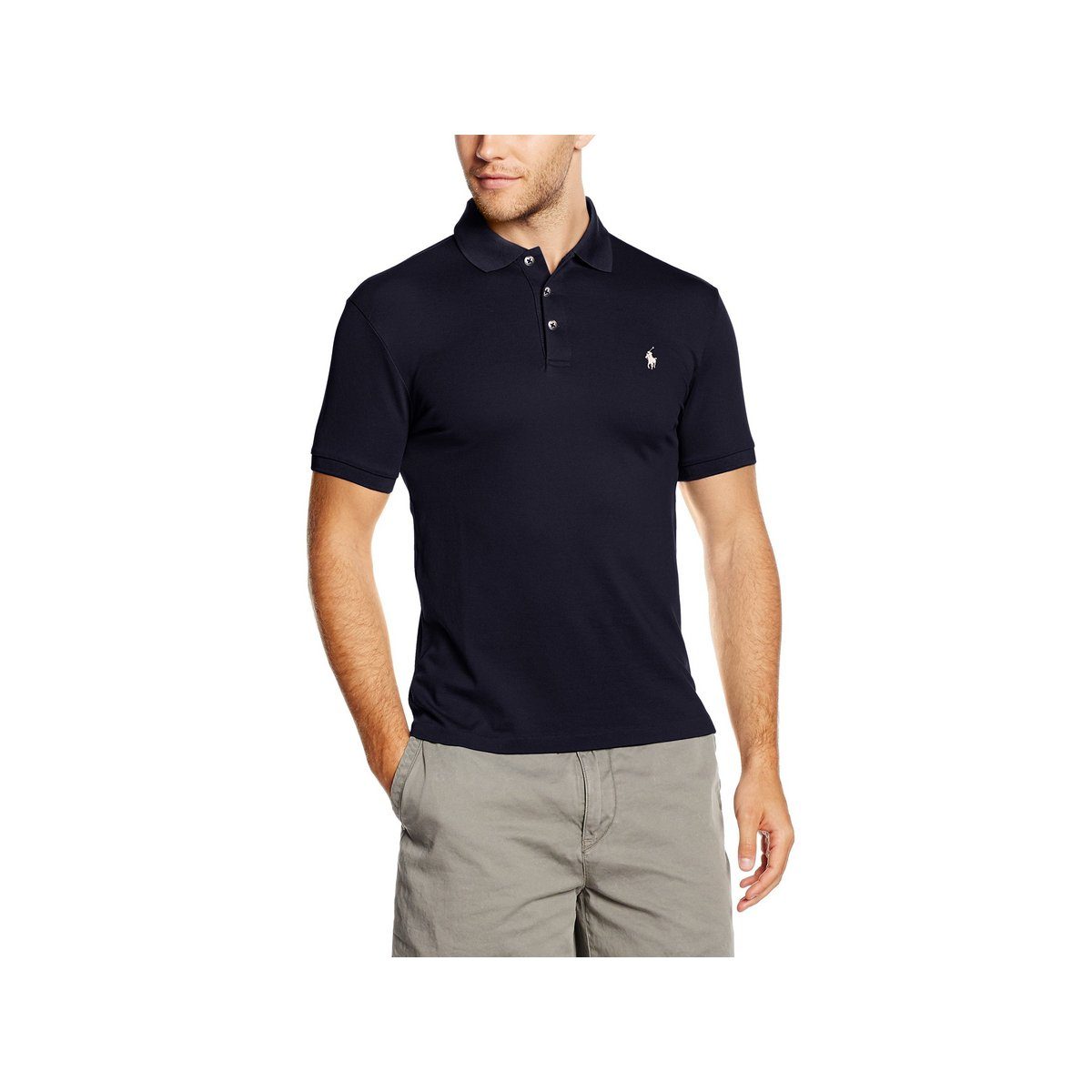 Ralph Lauren Poloshirt marineblau regular (1-tlg), Gutes  Preis-Leistungs-Verhältnis